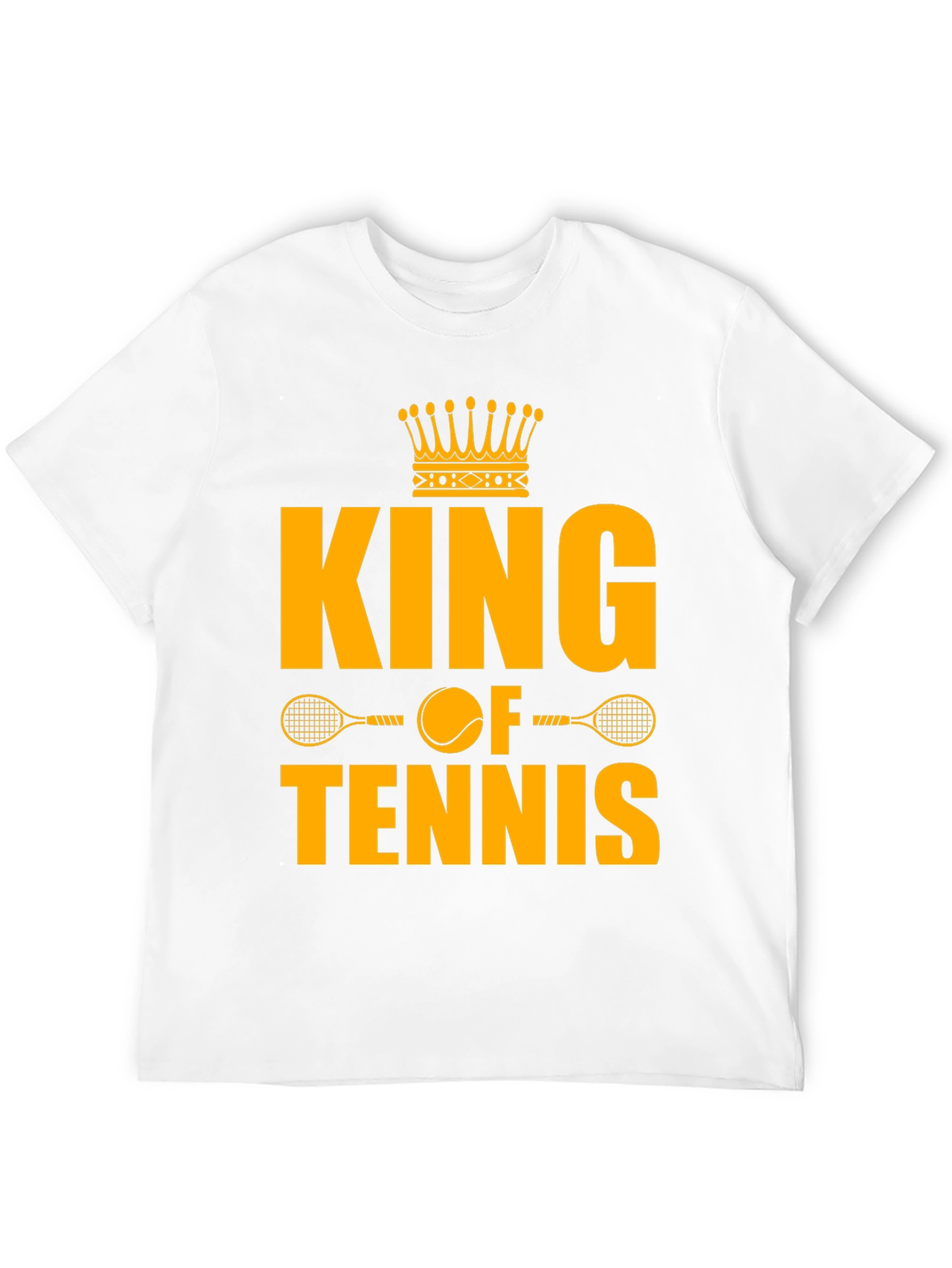 King of Tennis Graphic T-Shirt - Black