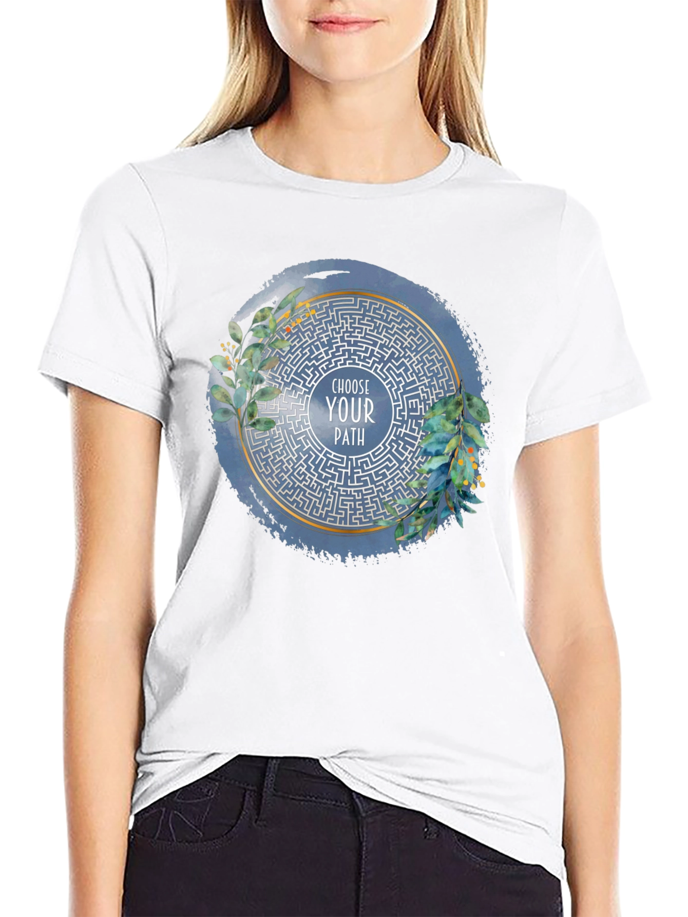Choose Your Path Maze Graphic T-Shirt