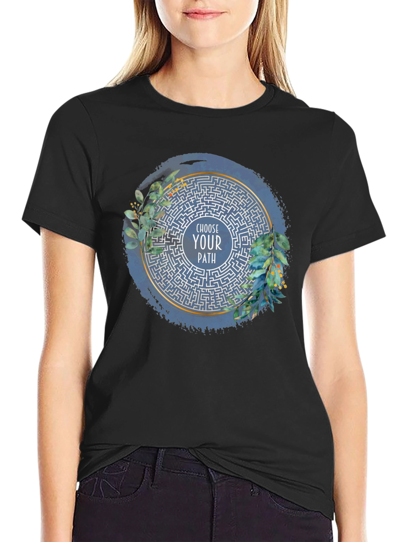 Choose Your Path Maze Graphic T-Shirt