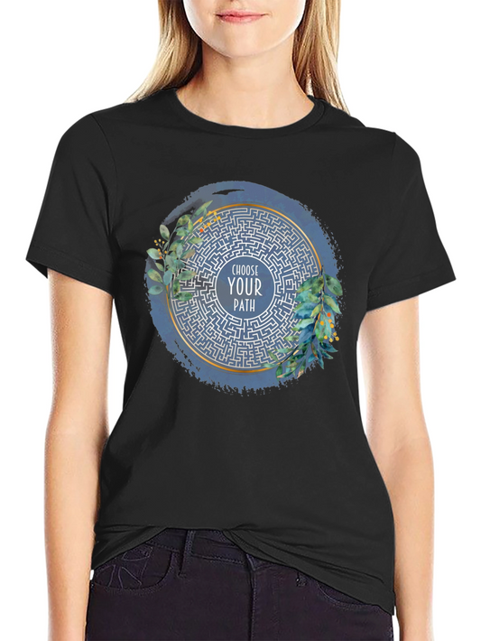 Choose Your Path Maze Graphic T-Shirt