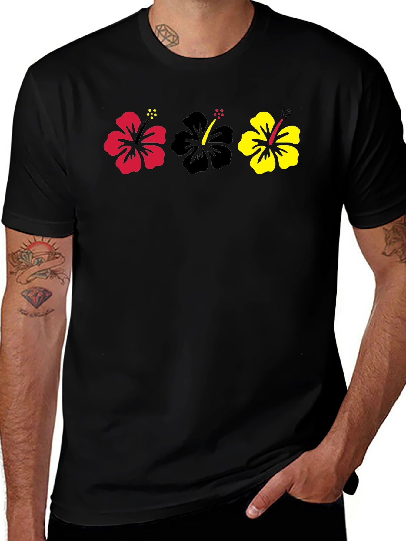 Hibiscus Flower T-Shirt - Tropical Style