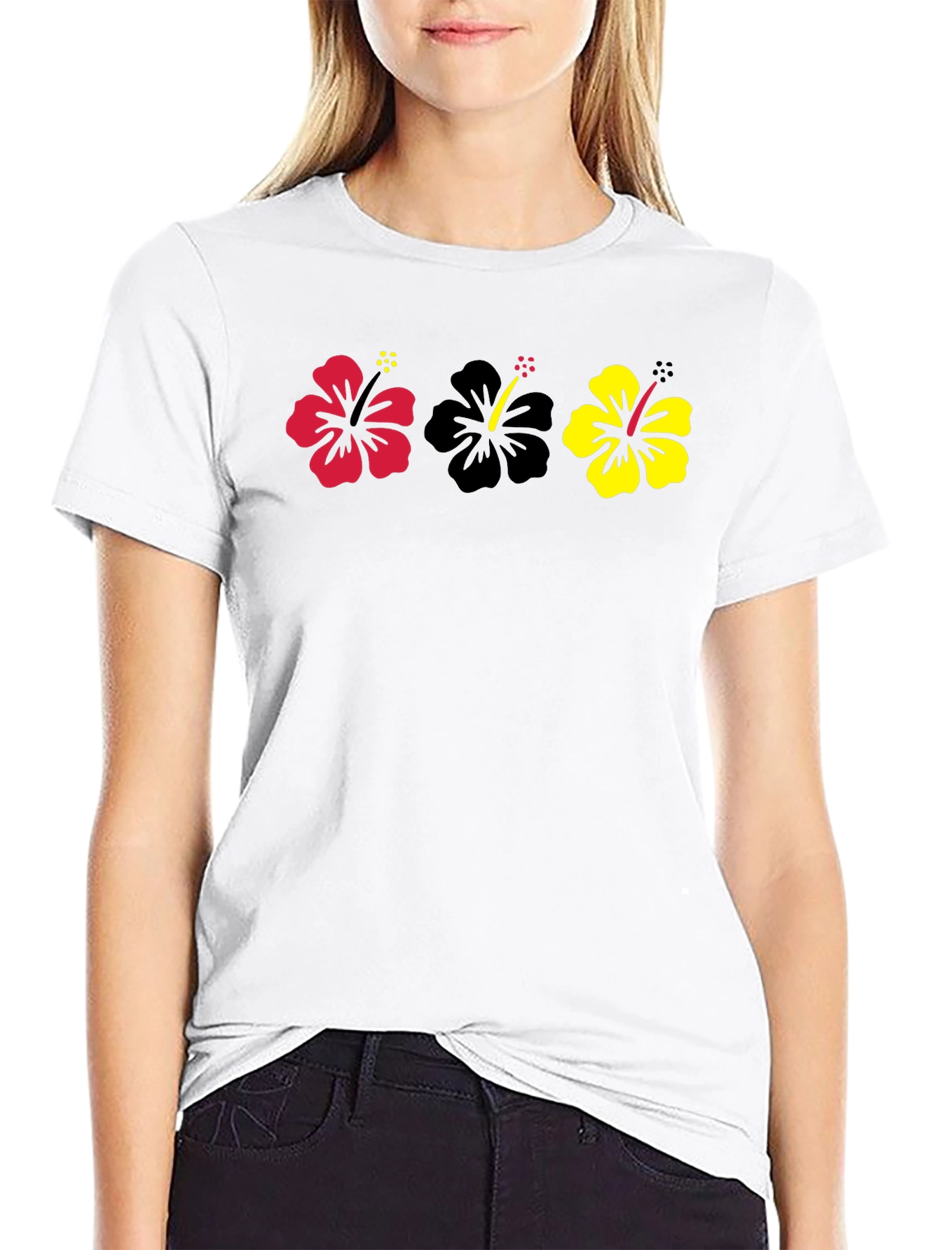 Hibiscus Flower T-Shirt - Tropical Style