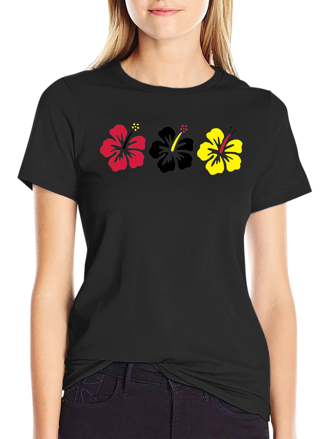 Hibiscus Flower T-Shirt - Tropical Style