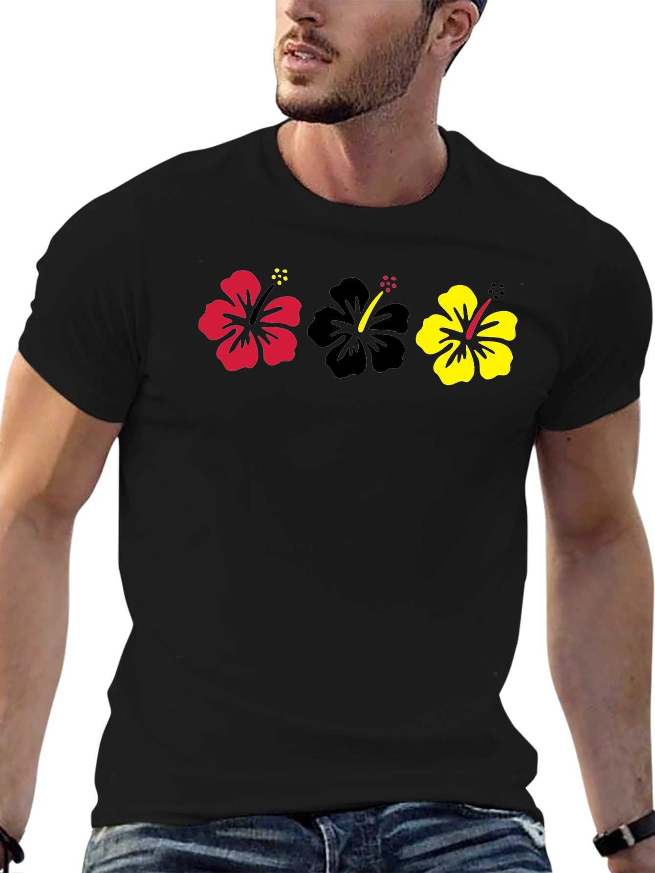 Hibiscus Flower T-Shirt - Tropical Style