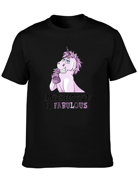 Imperfect Fabulous Unicorn Graphic T-Shirt