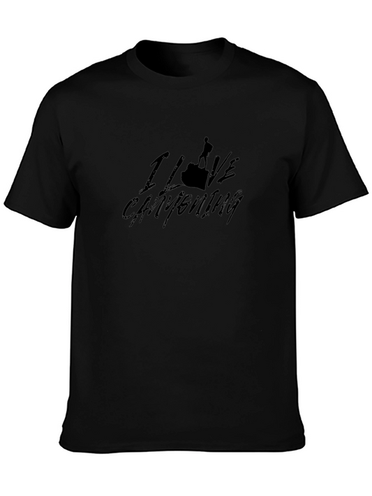I Love Canyoning Black T-Shirt