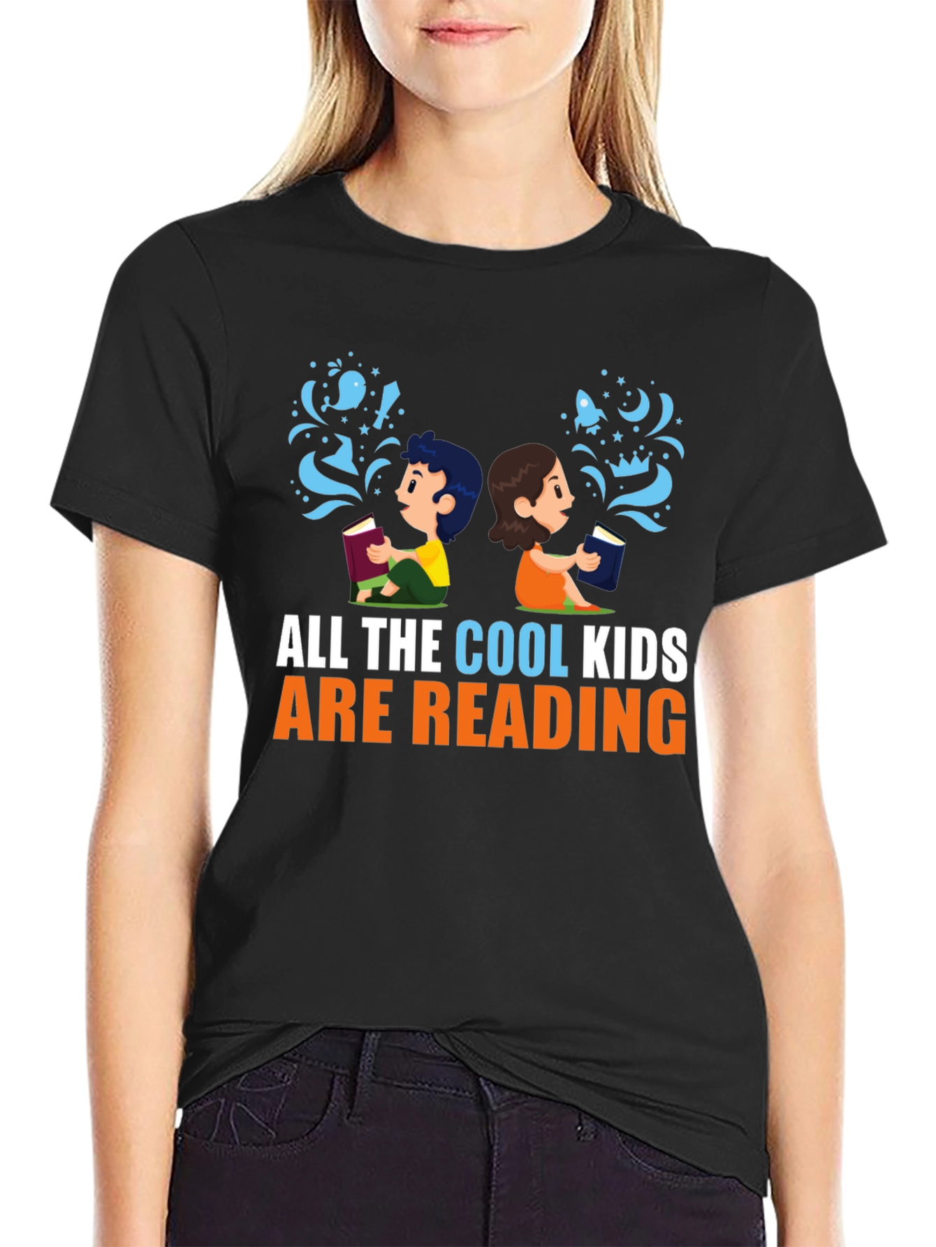 Cool Kids Reading T-Shirt: Book Lovers Tee