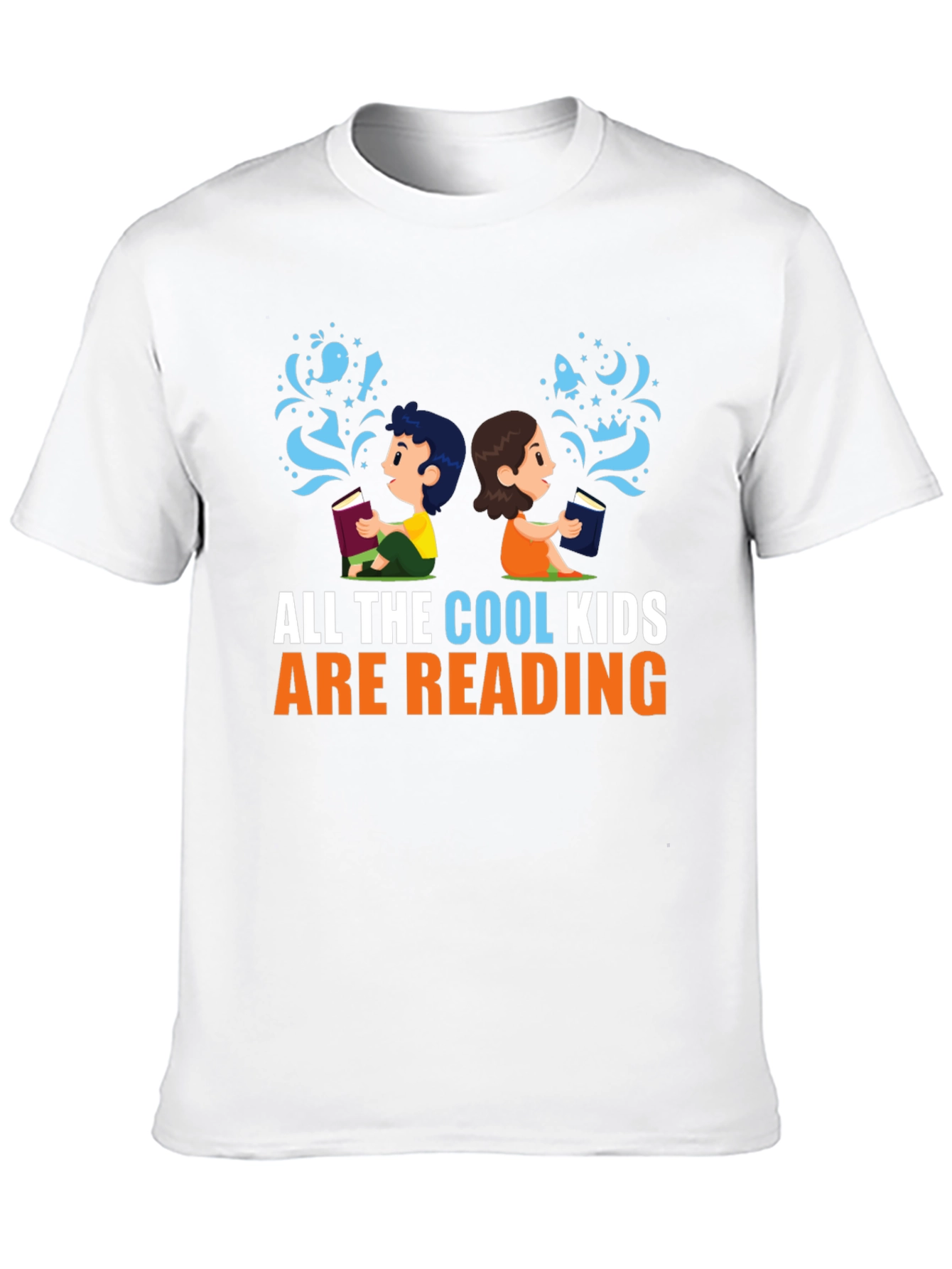 Cool Kids Reading T-Shirt: Book Lovers Tee