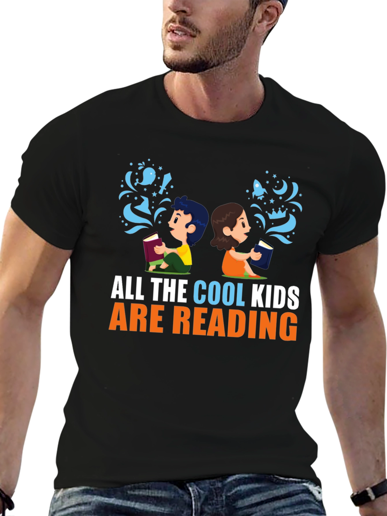 Cool Kids Reading T-Shirt: Book Lovers Tee