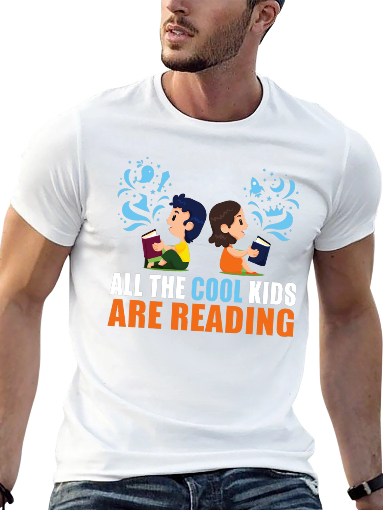 Cool Kids Reading T-Shirt: Book Lovers Tee