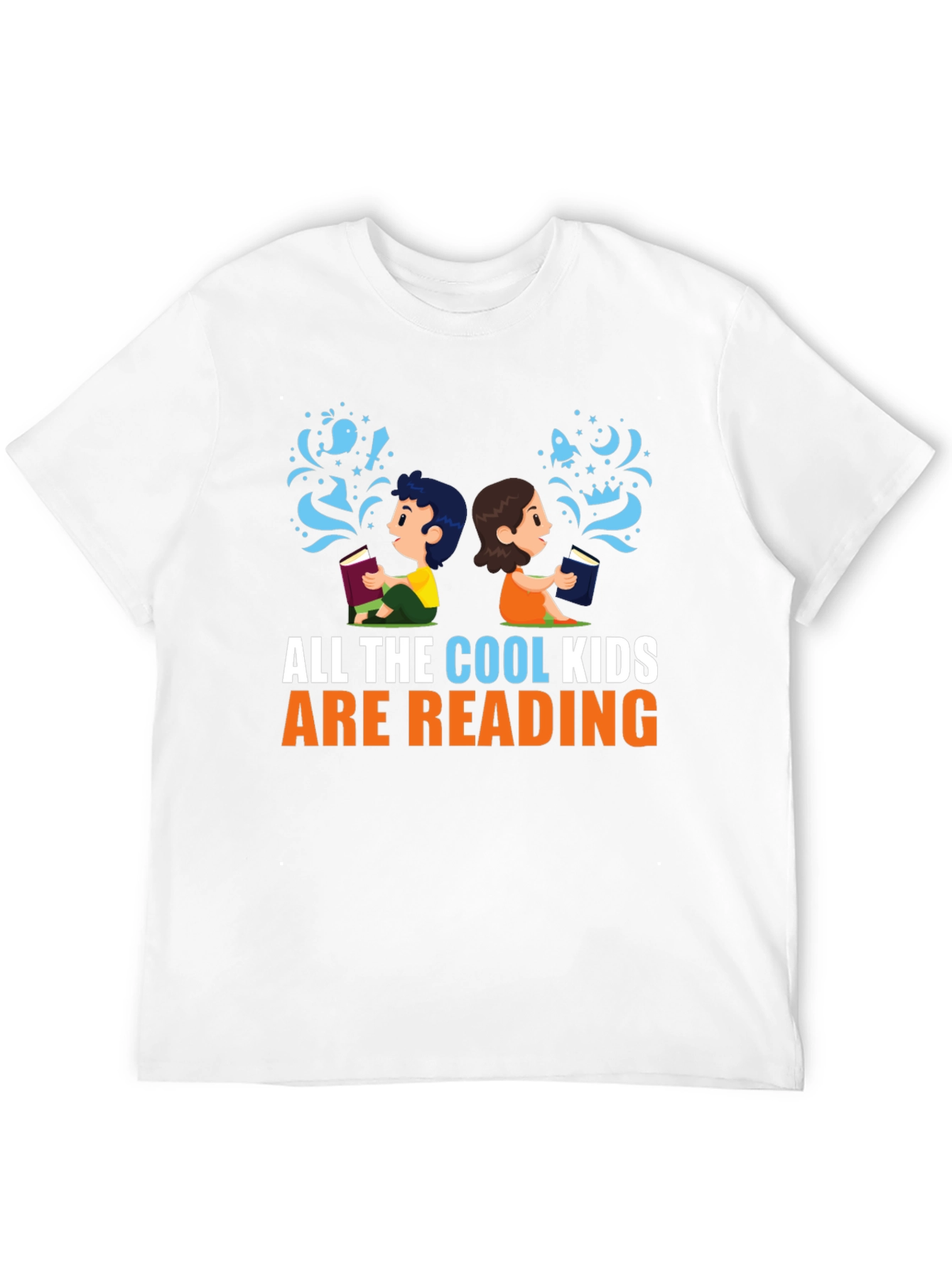 Cool Kids Reading T-Shirt: Book Lovers Tee