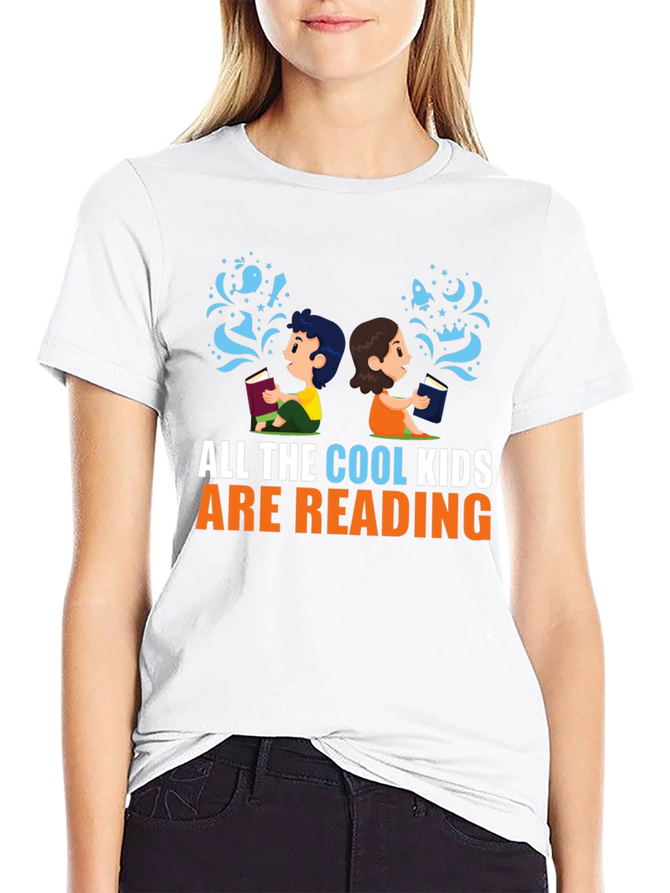 Cool Kids Reading T-Shirt: Book Lovers Tee