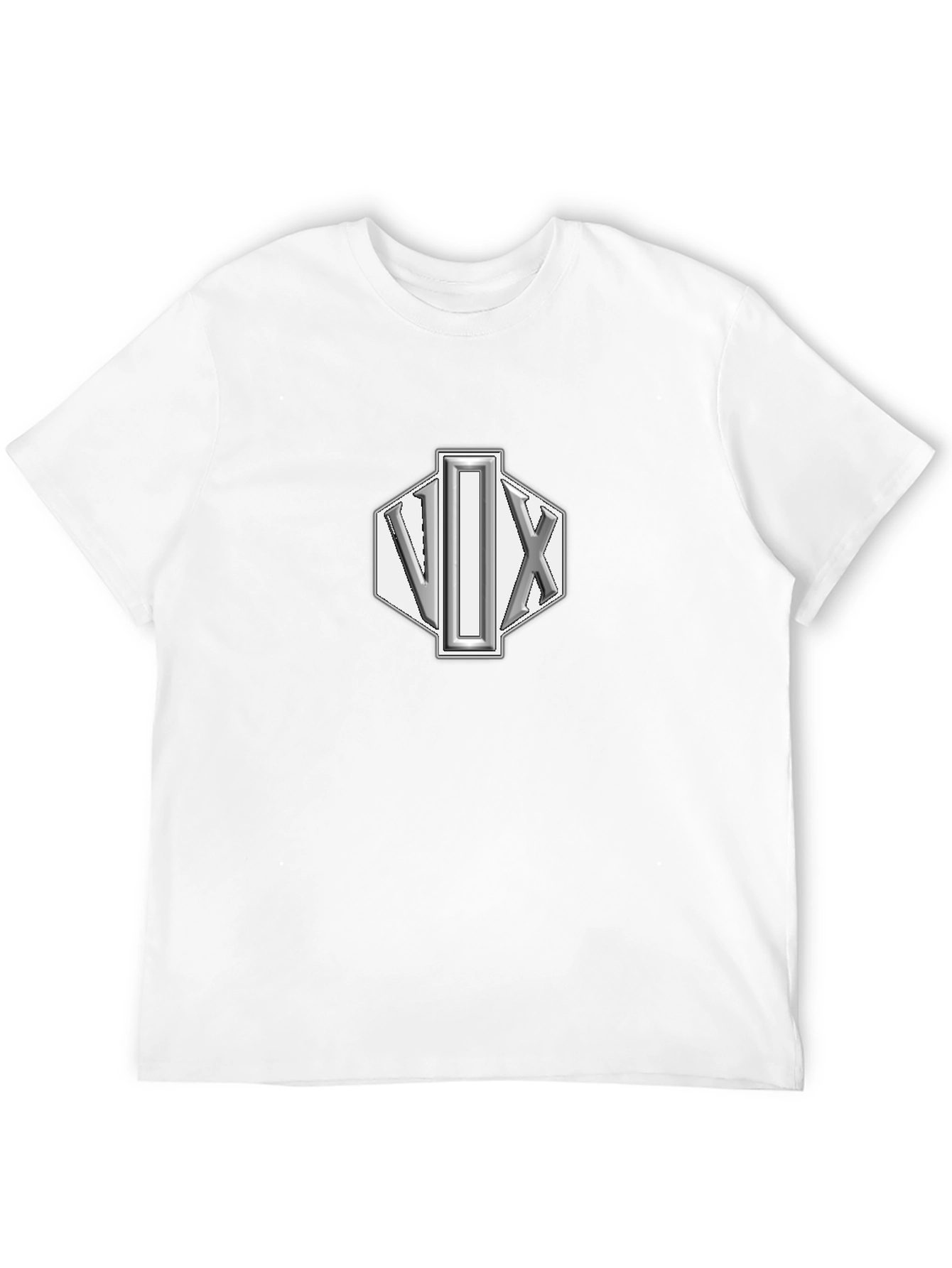 VIX Geometric Logo Black T-Shirt