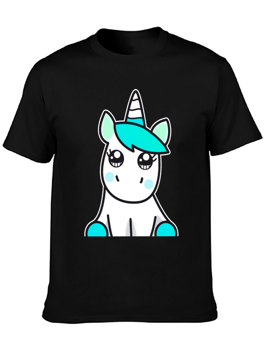 Cute Unicorn Graphic Tee - Soft Cotton Blend