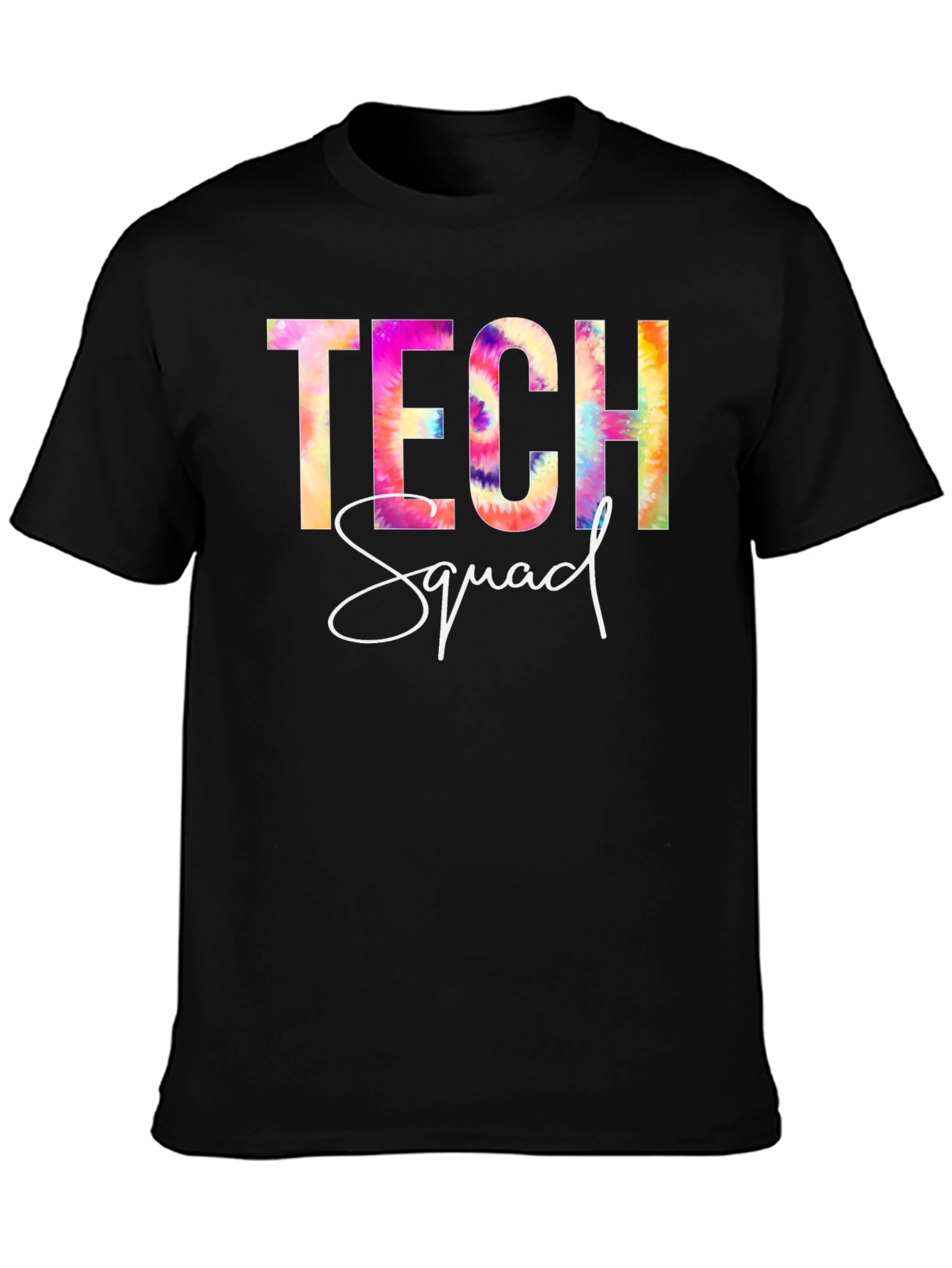Tech Squad Tie-Dye Graphic Tee
