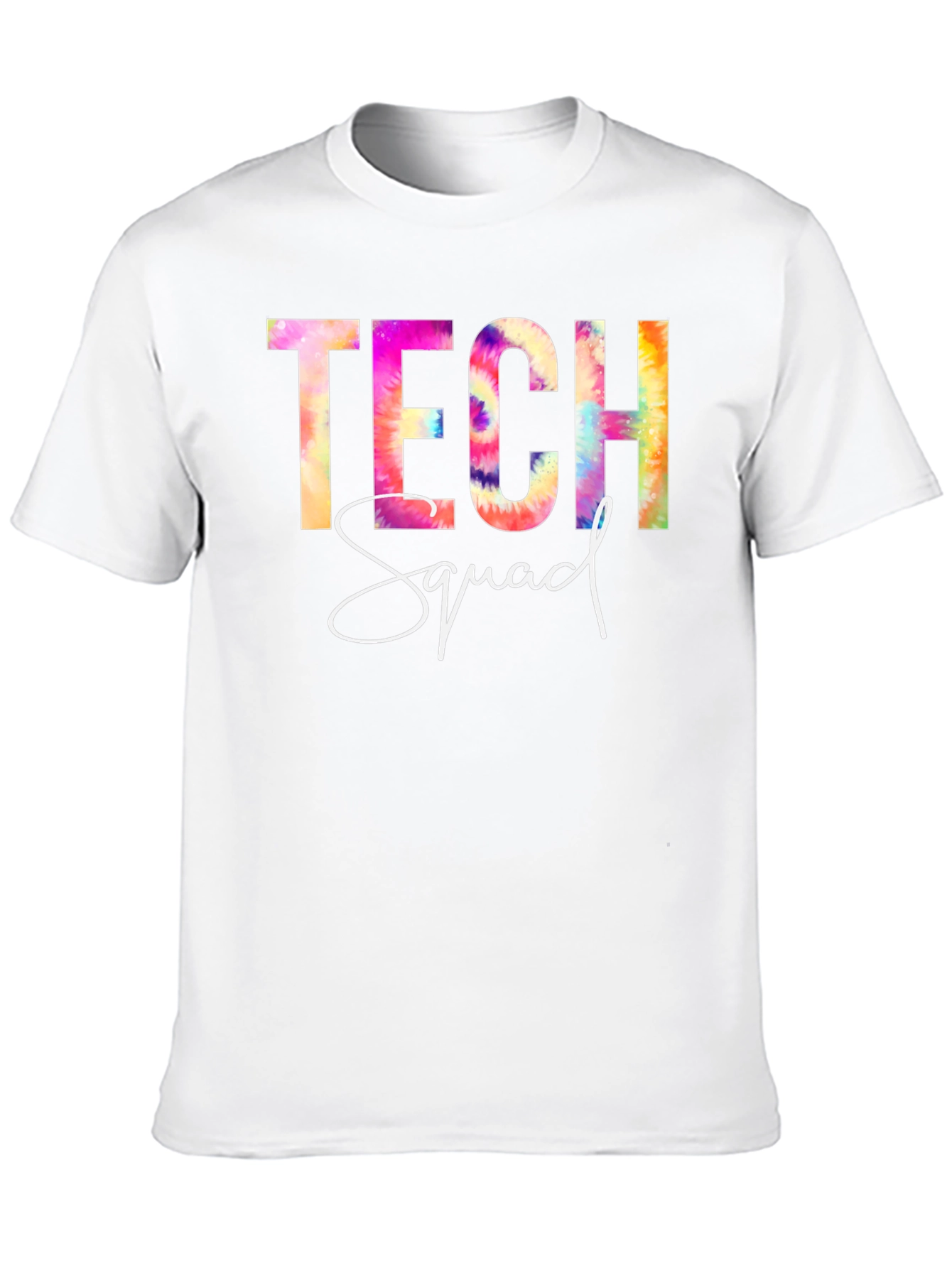 Tech Squad Tie-Dye Graphic Tee