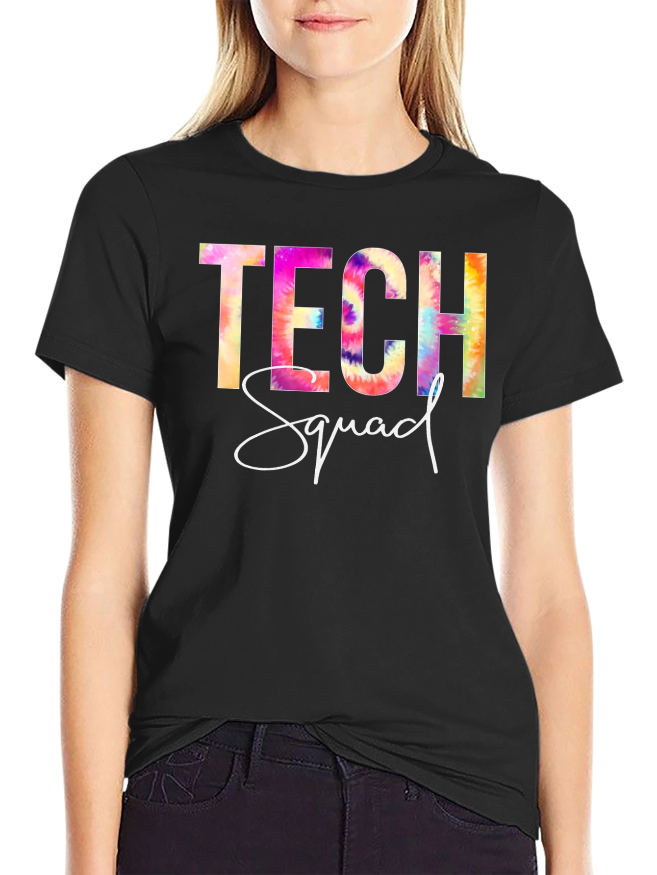 Tech Squad Tie-Dye Graphic Tee
