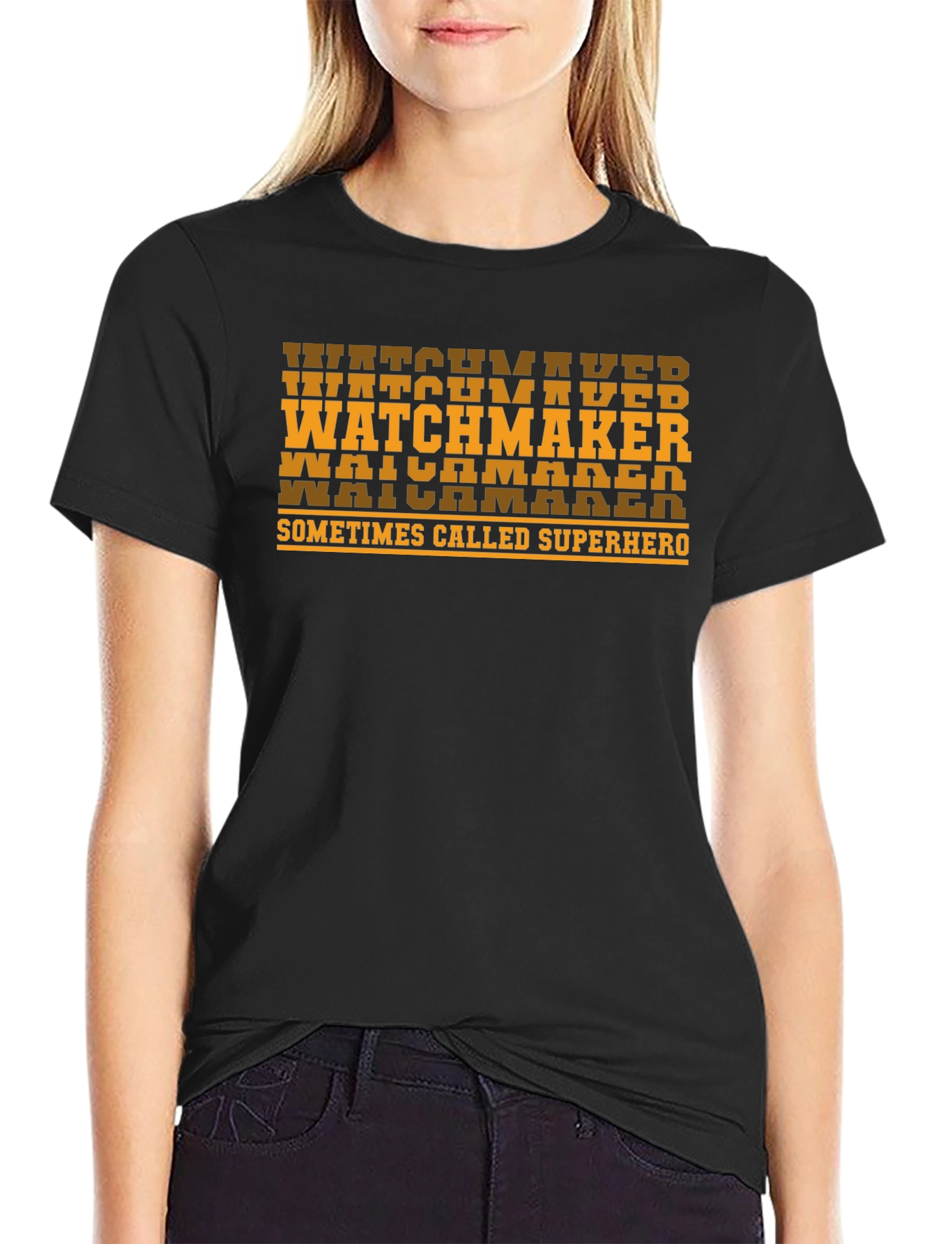 Watchmaker Superhero T-Shirt - Black