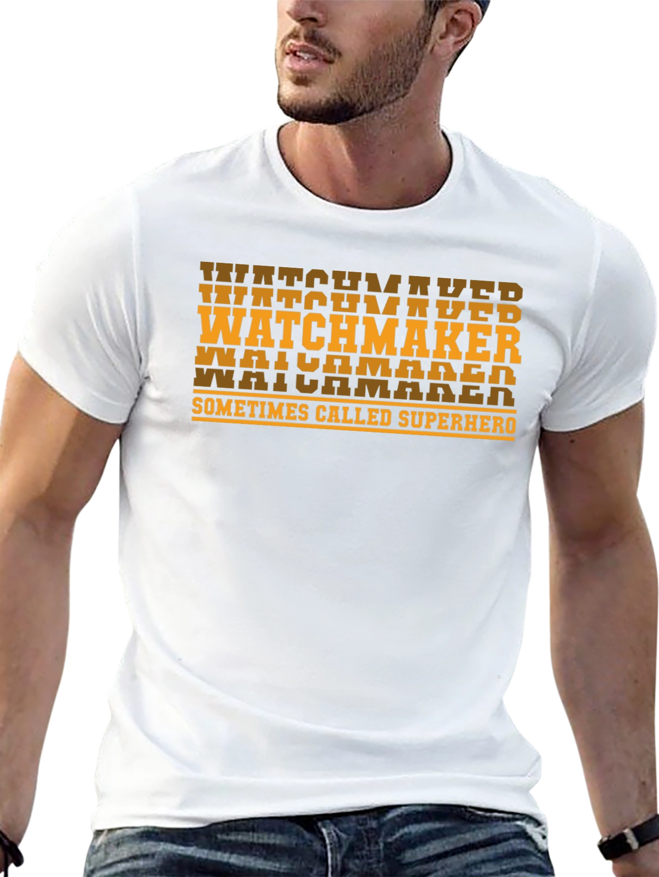 Watchmaker Superhero T-Shirt - Black