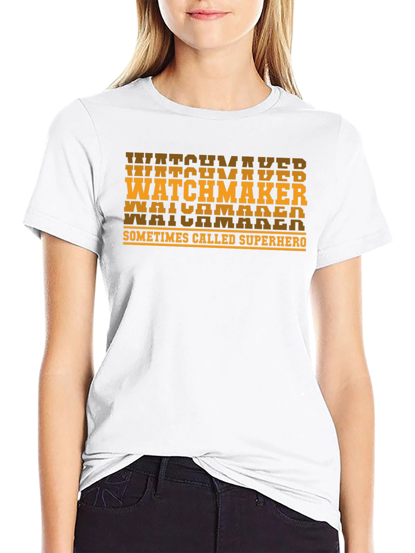 Watchmaker Superhero T-Shirt - Black