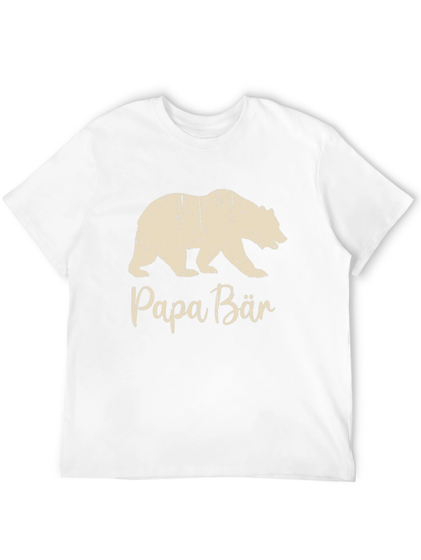 Papa Bär T-Shirt - Distressed Bear Graphic Tee