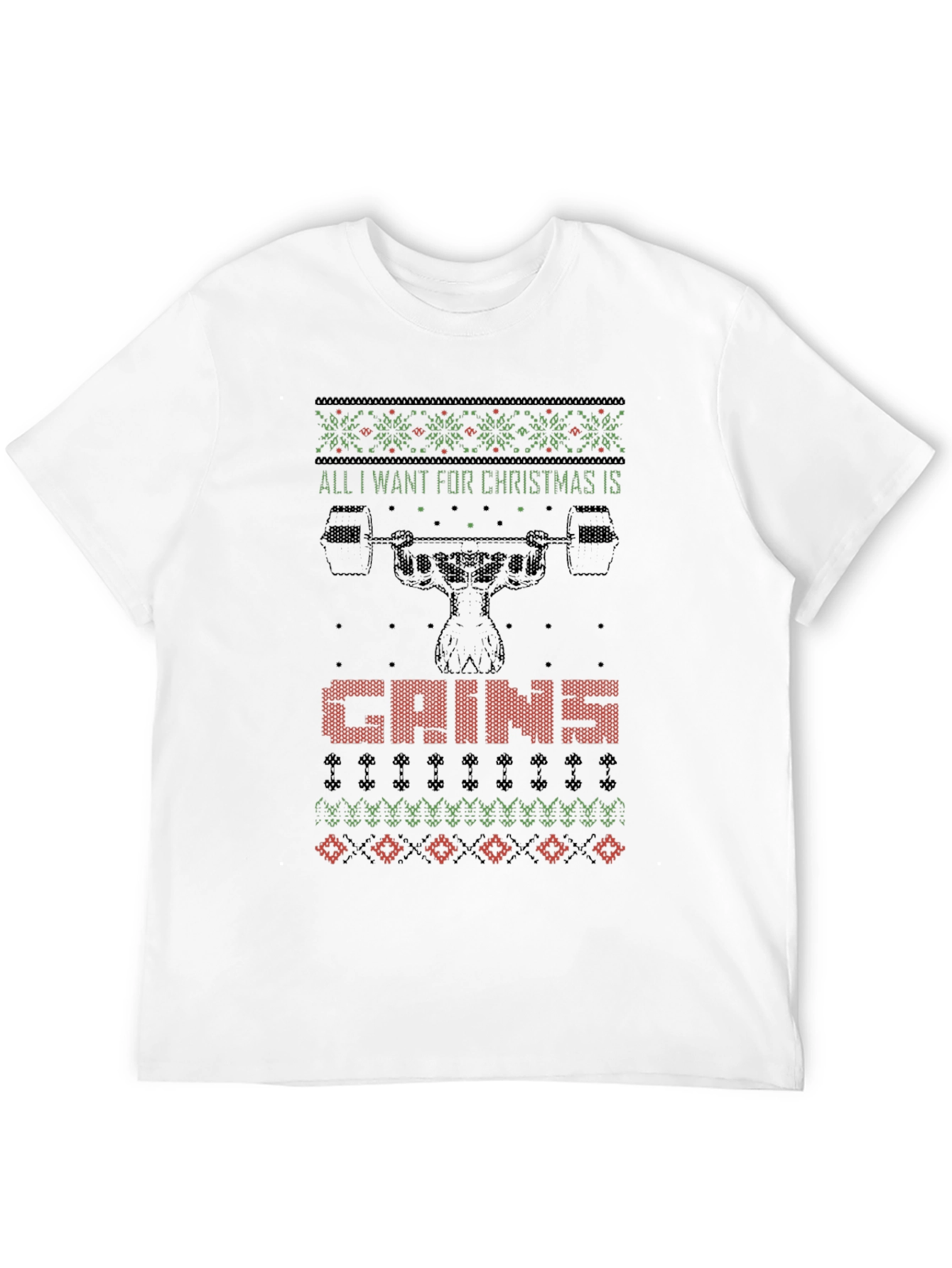 All I Want For Christmas Is Gains T-Shirt