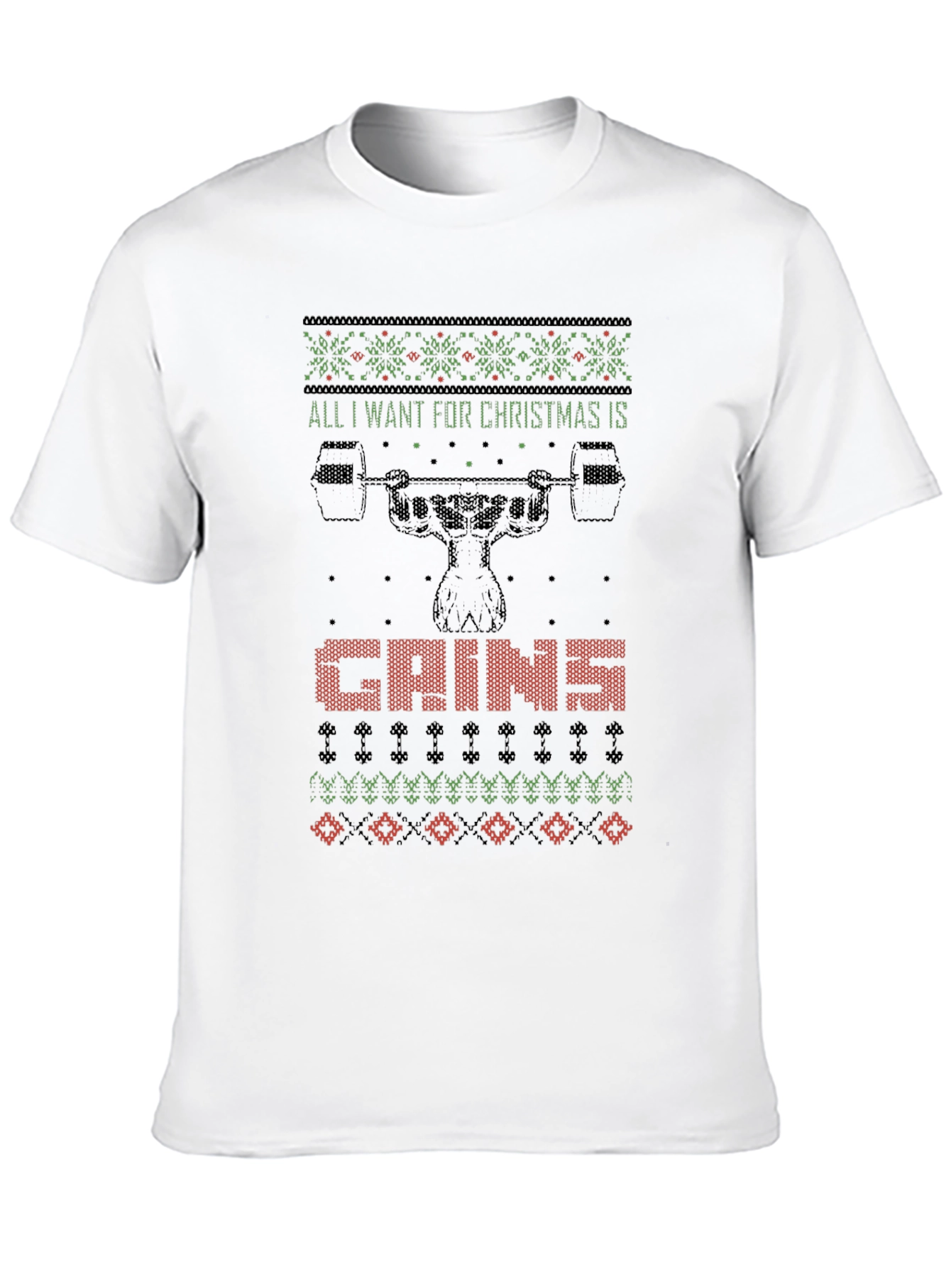 All I Want For Christmas Is Gains T-Shirt