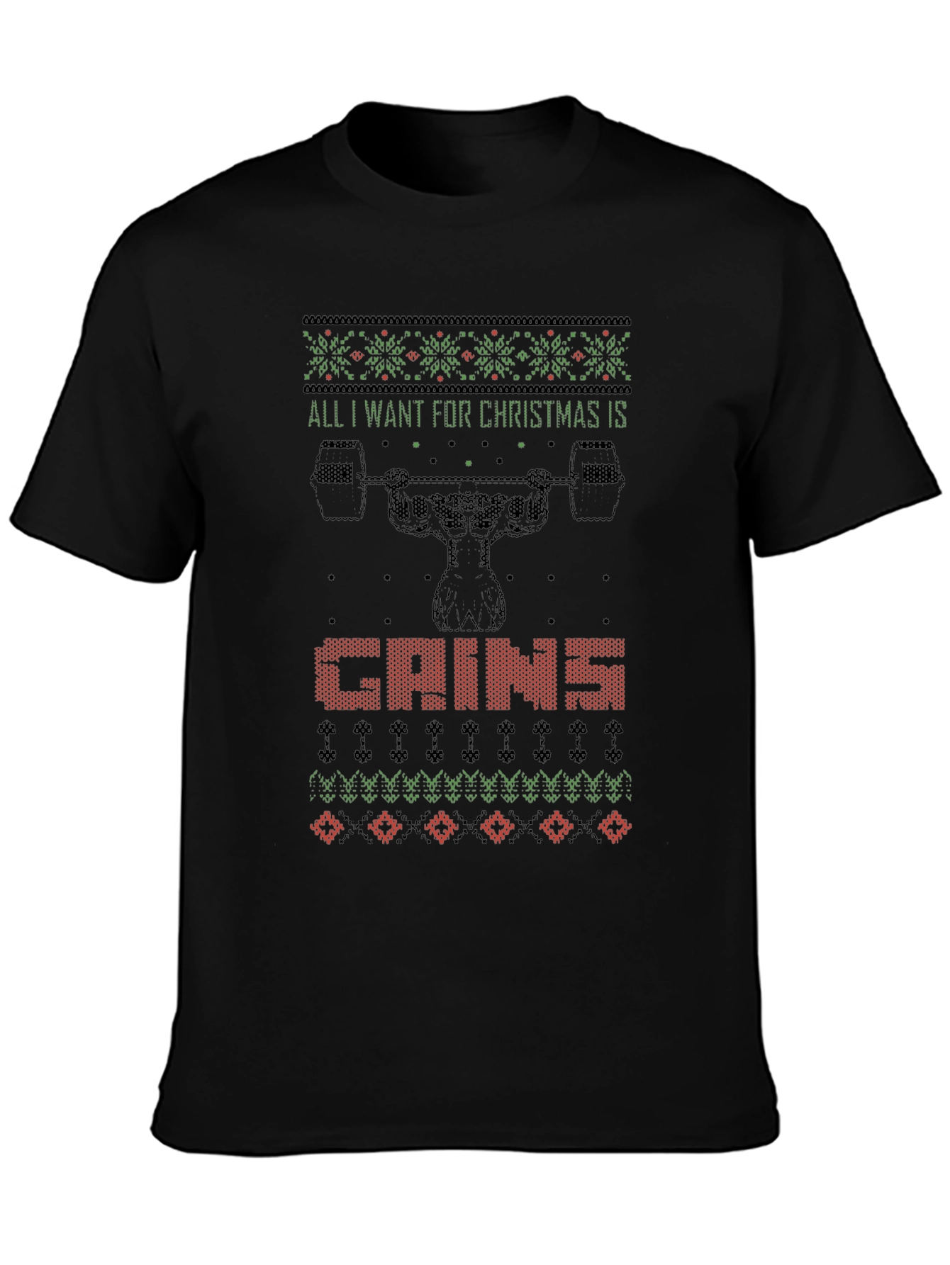 All I Want For Christmas Is Gains T-Shirt