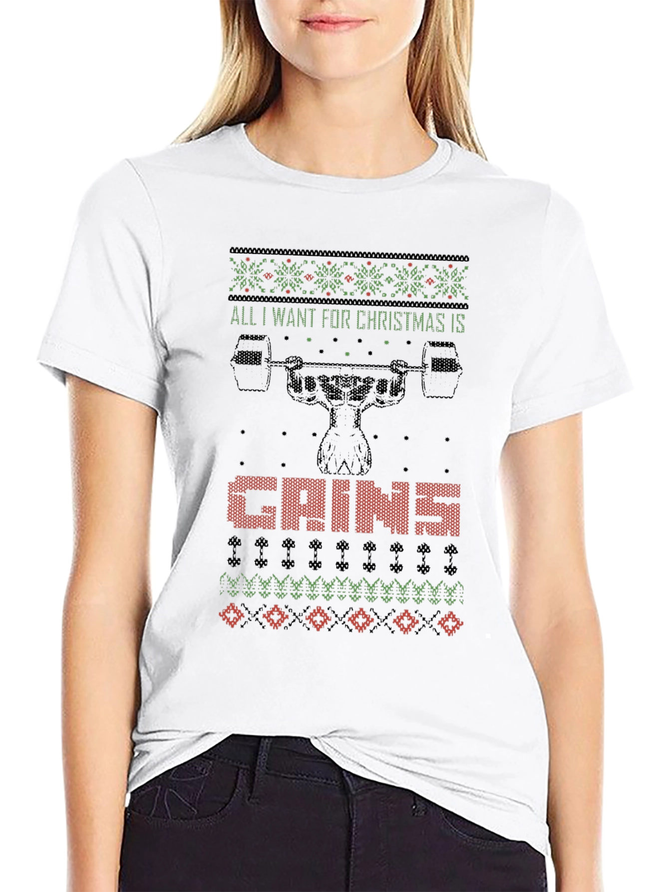 All I Want For Christmas Is Gains T-Shirt