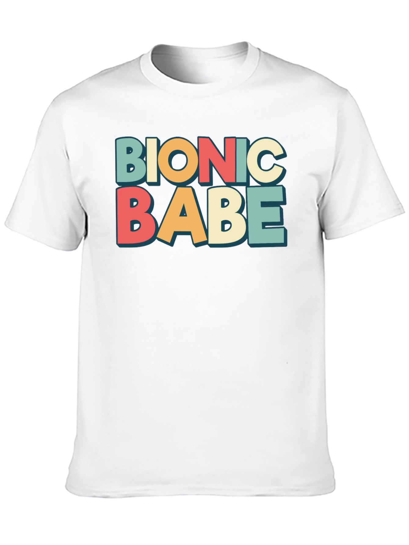 Bionic Babe Graphic Tee - Retro Style