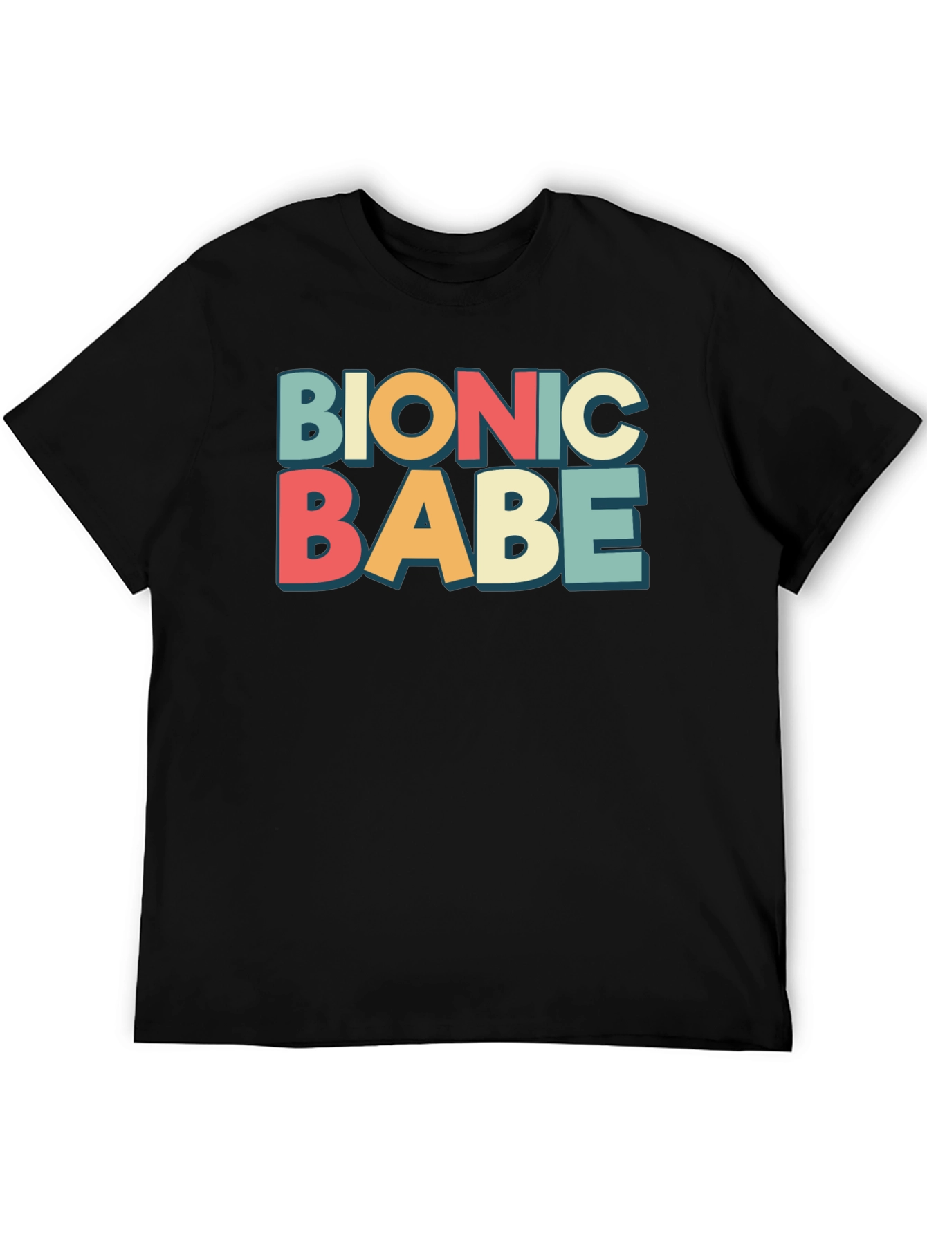 Bionic Babe Graphic Tee - Retro Style