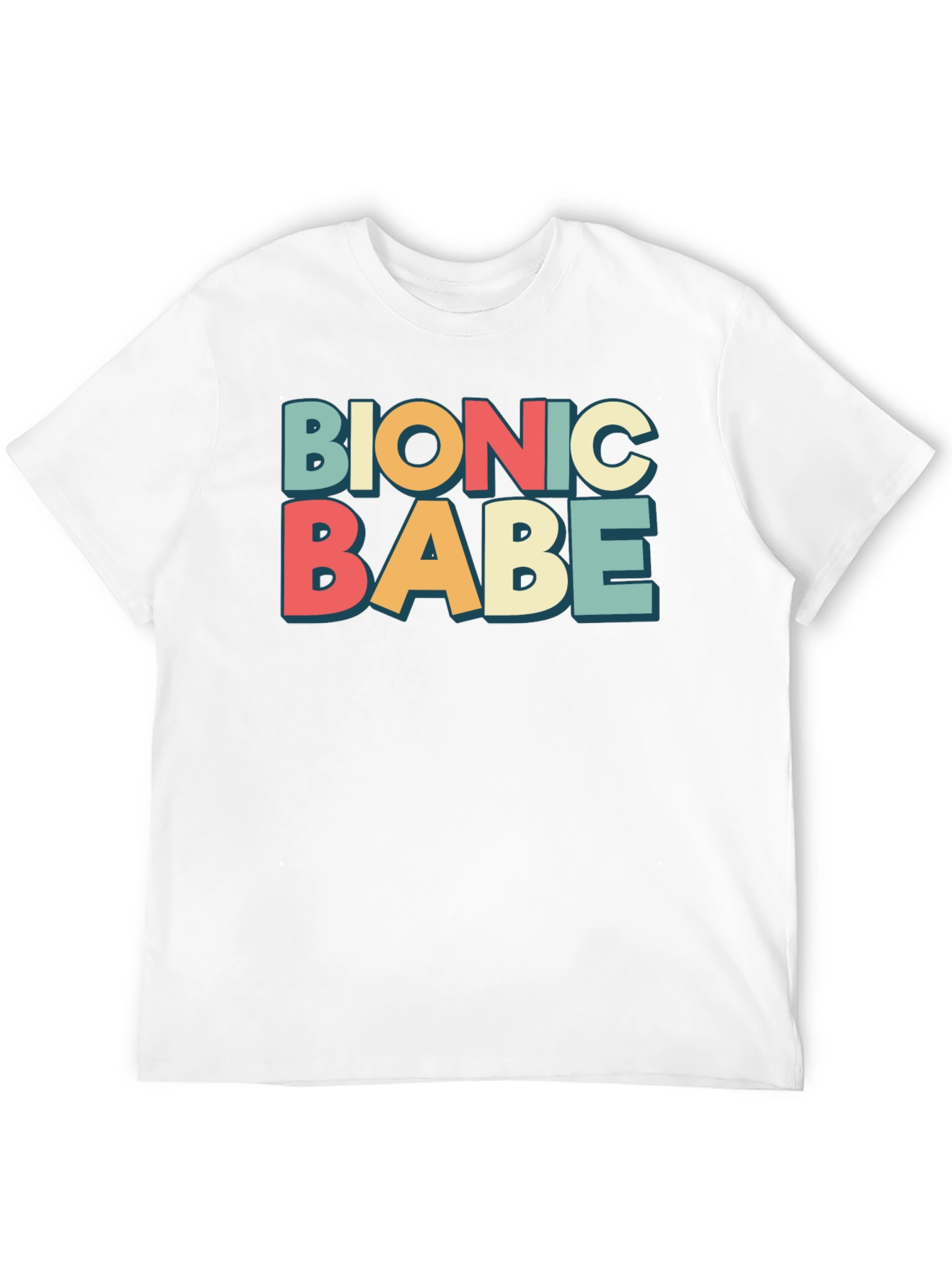 Bionic Babe Graphic Tee - Retro Style