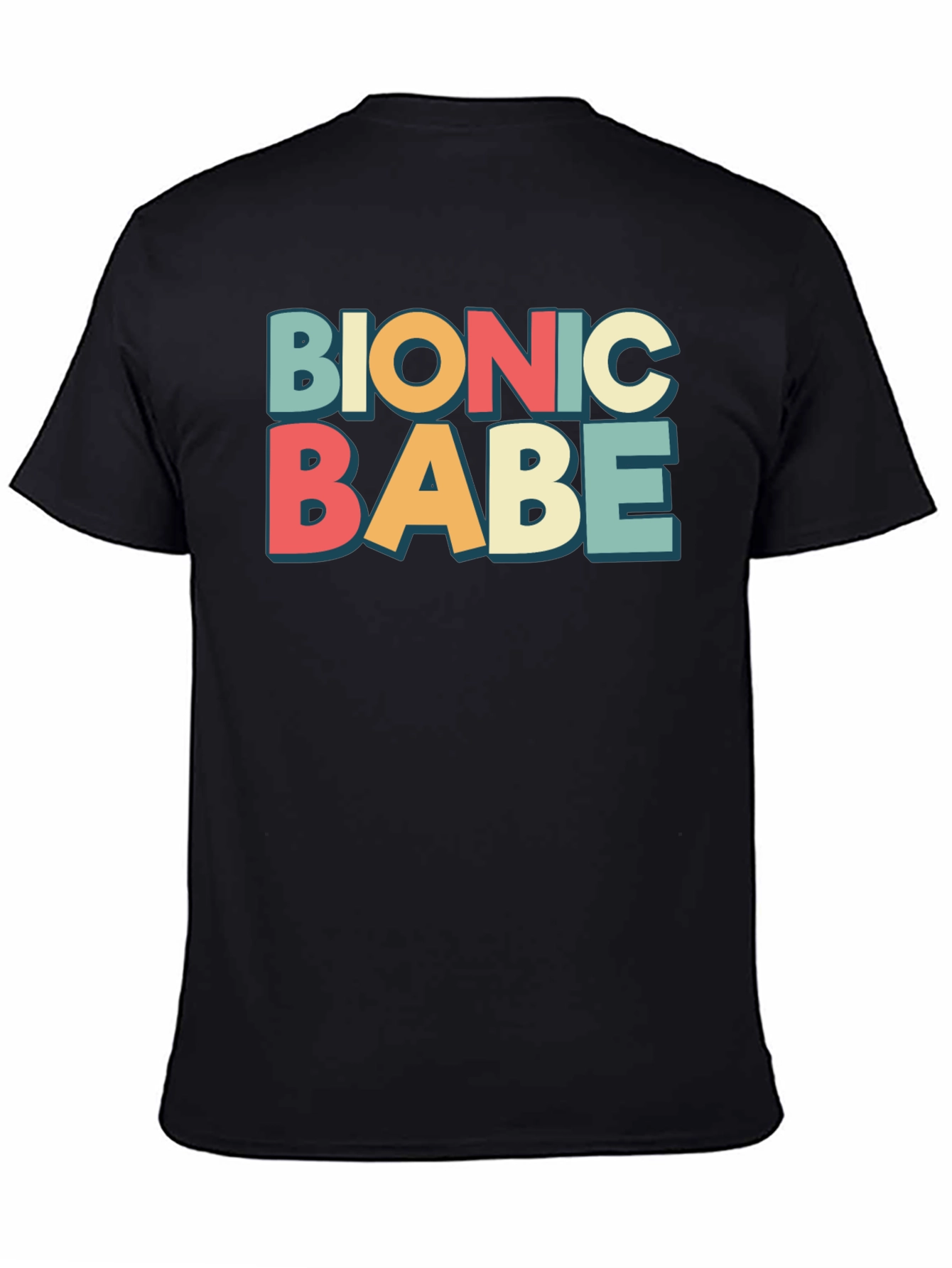 Bionic Babe Graphic Tee - Retro Style