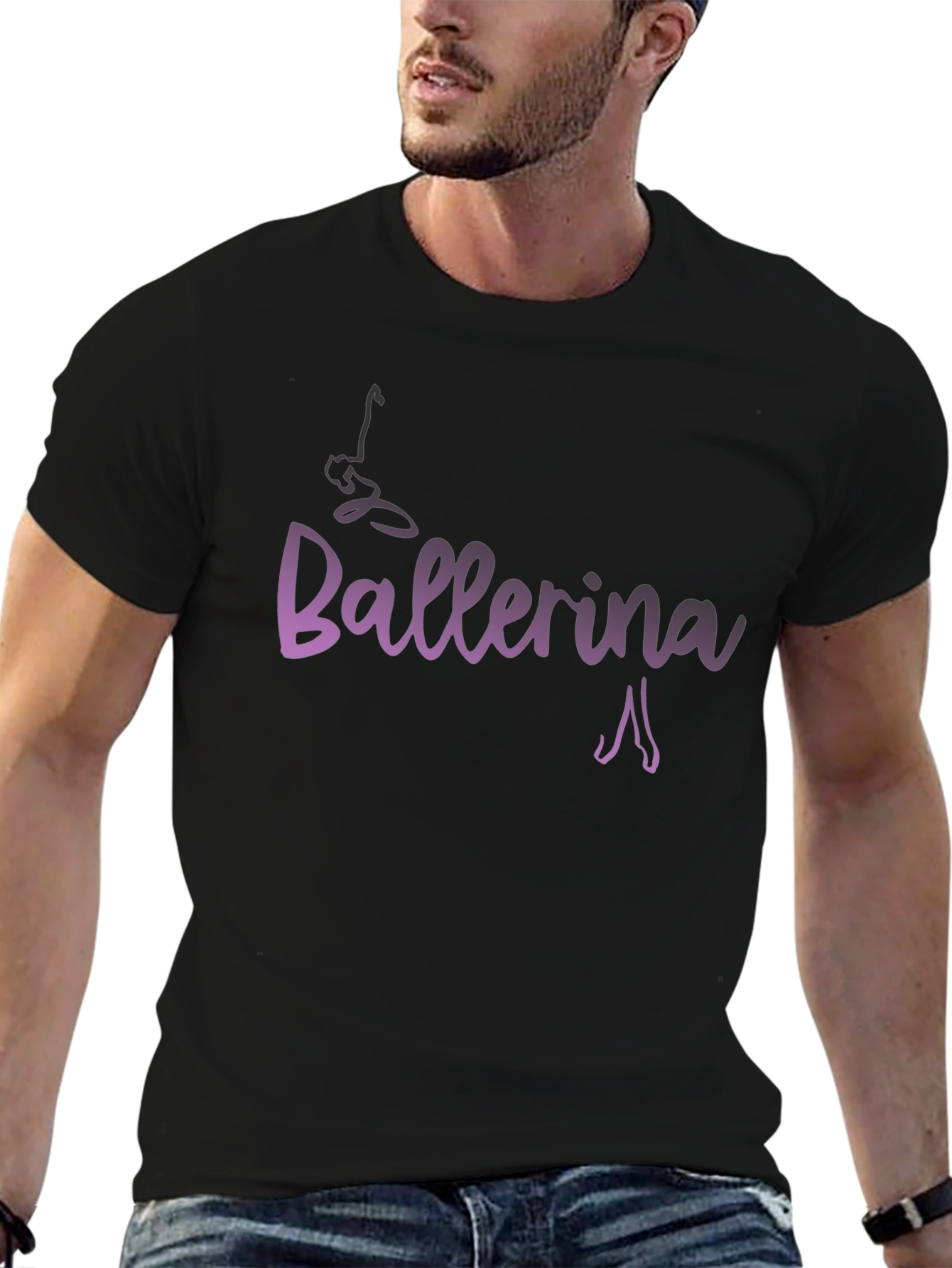 Ballerina Graphic T-Shirt - Dance Lover Tee