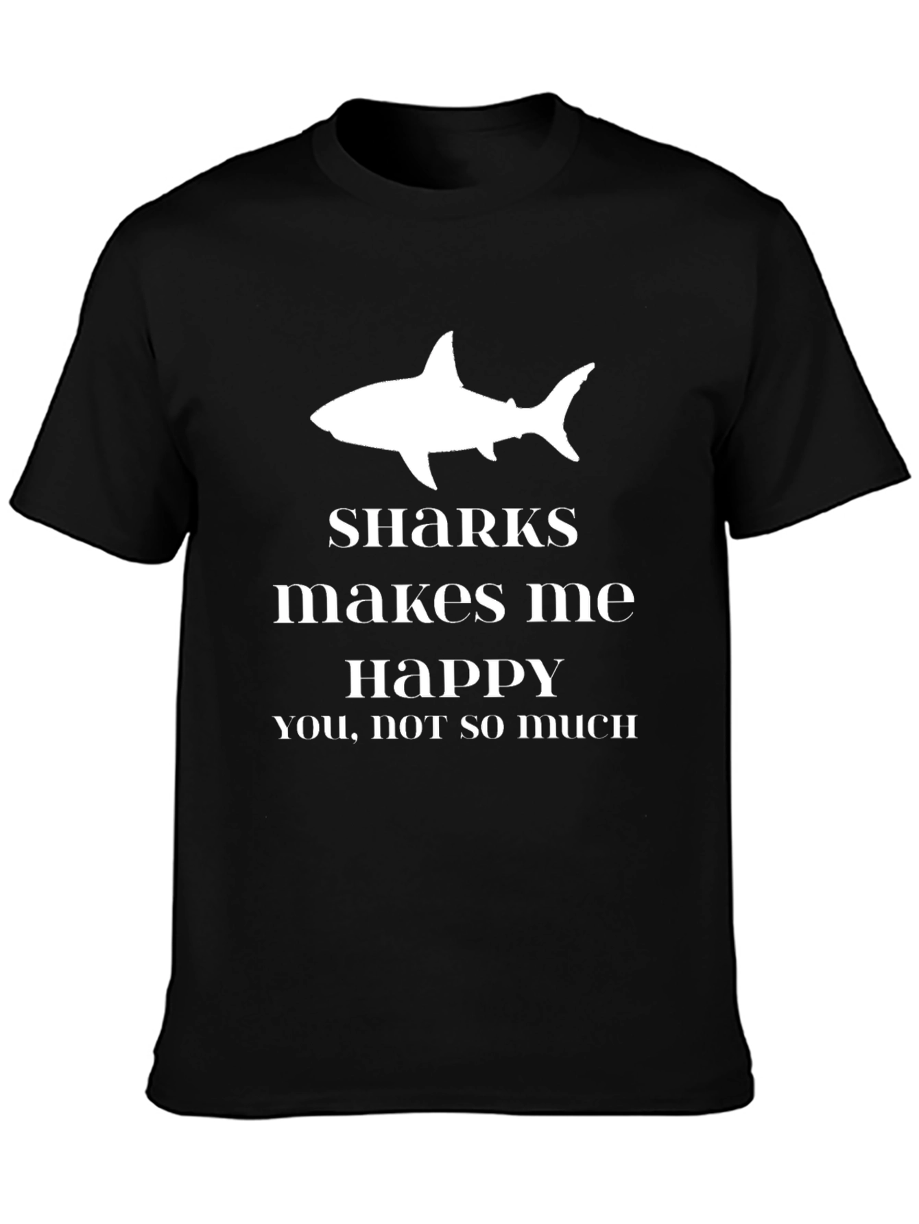 Sharks Make Me Happy Graphic T-Shirt