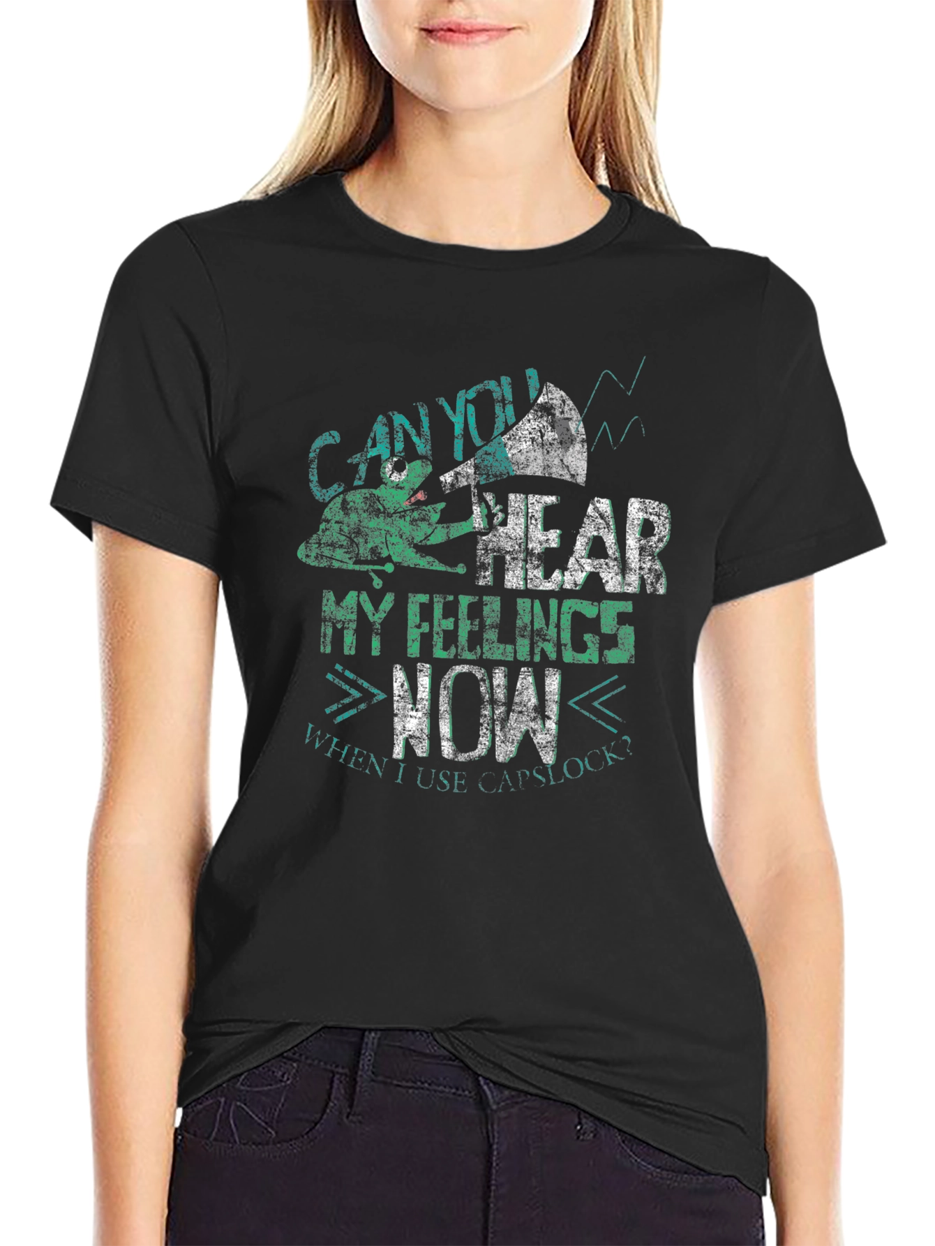 Can You Hear My Feelings Now Mens Graphic Tee
