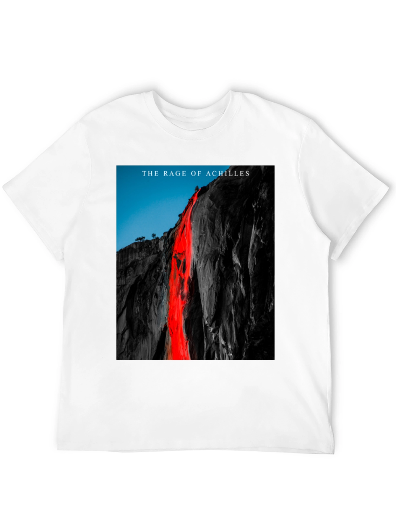 Rage of Achilles Graphic Tee - Black