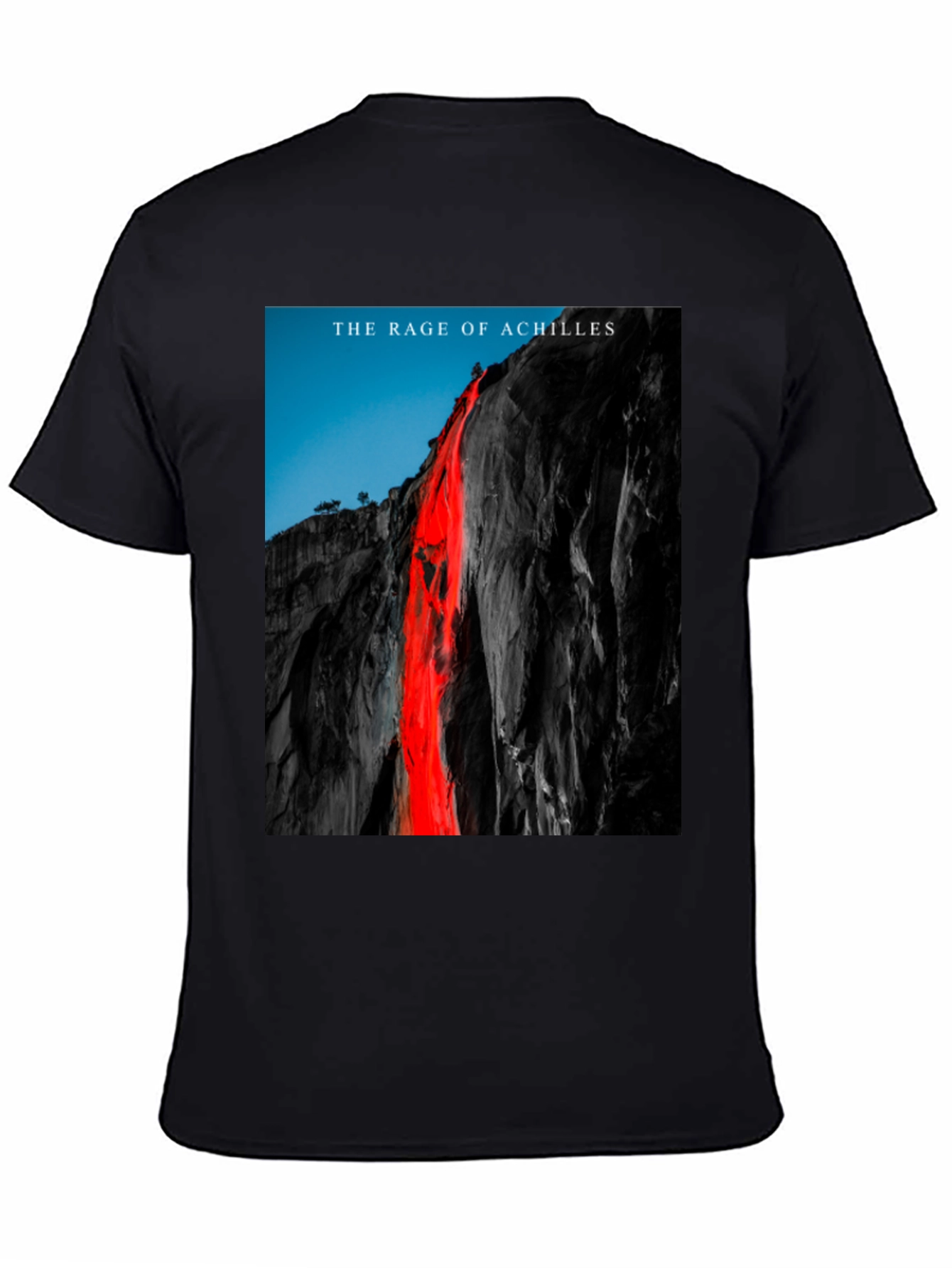 Rage of Achilles Graphic Tee - Black