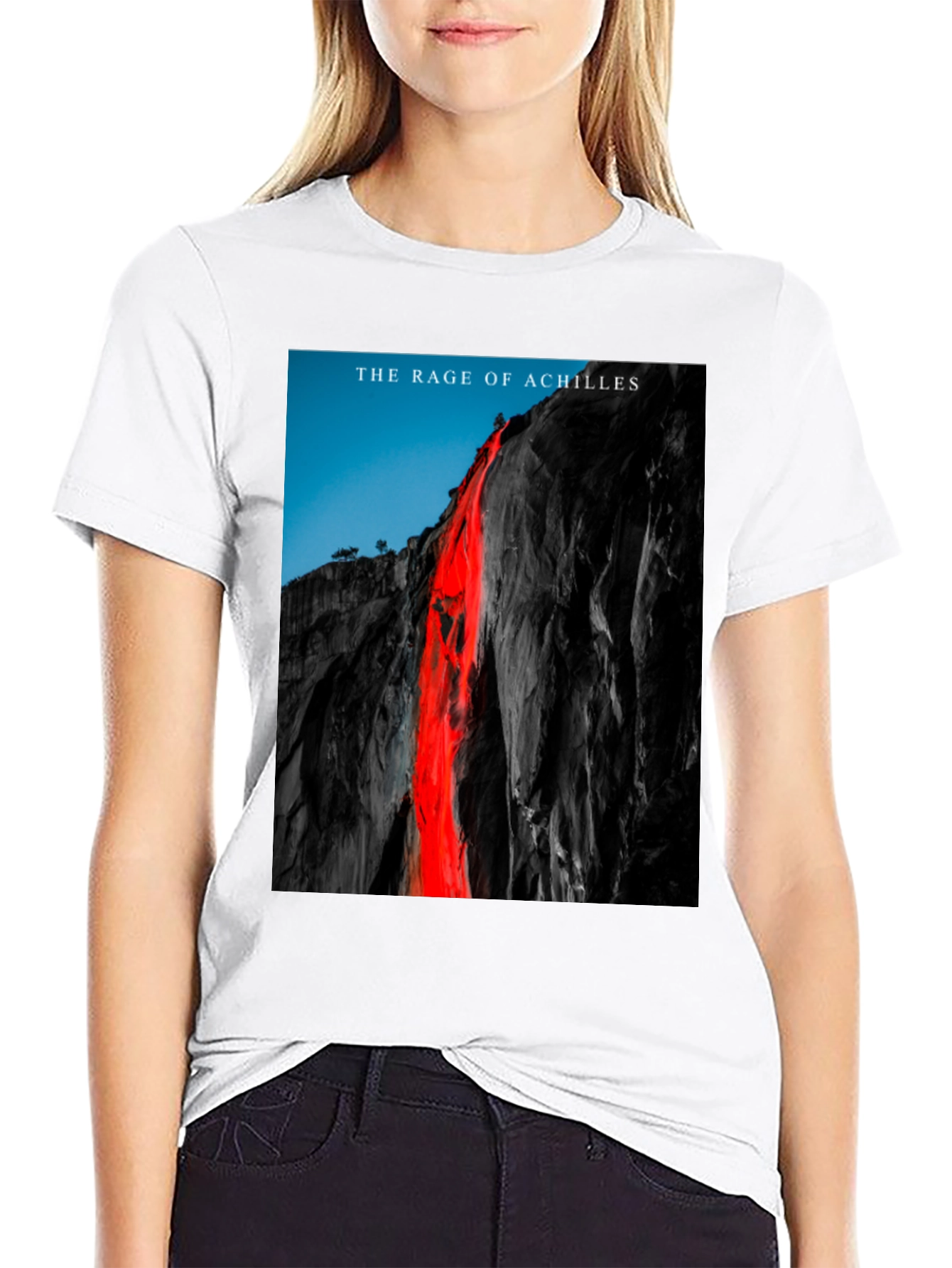 Rage of Achilles Graphic Tee - Black