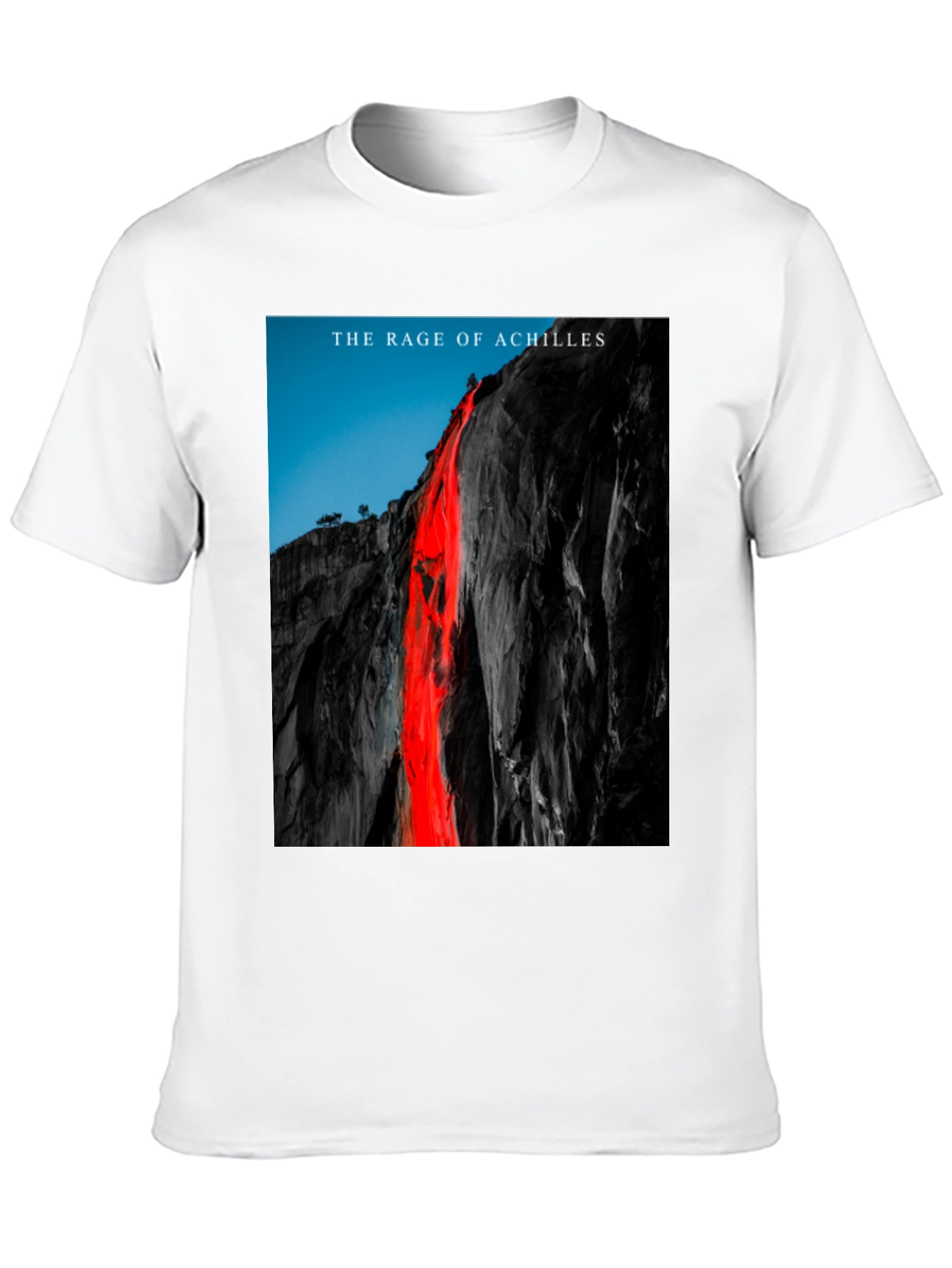 Rage of Achilles Graphic Tee - Black