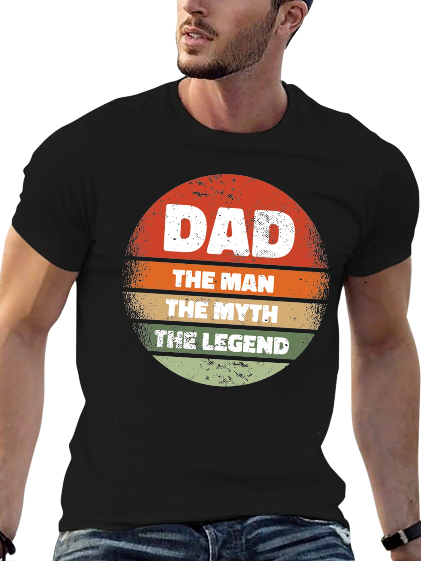 Dad The Man The Myth The Legend Graphic T-Shirt