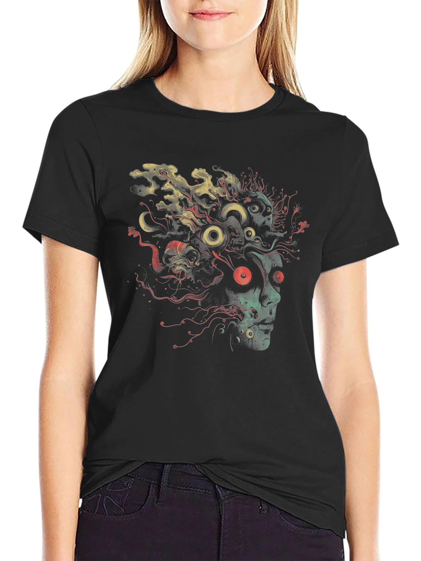 Surreal Horror T-Shirt - Unique Graphic Tee