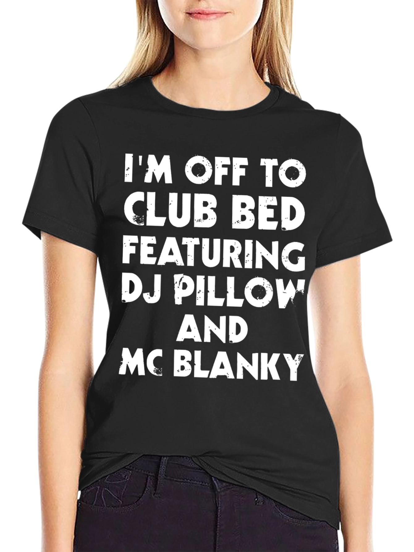 Club Bed T-Shirt: DJ Pillow & MC Blanky