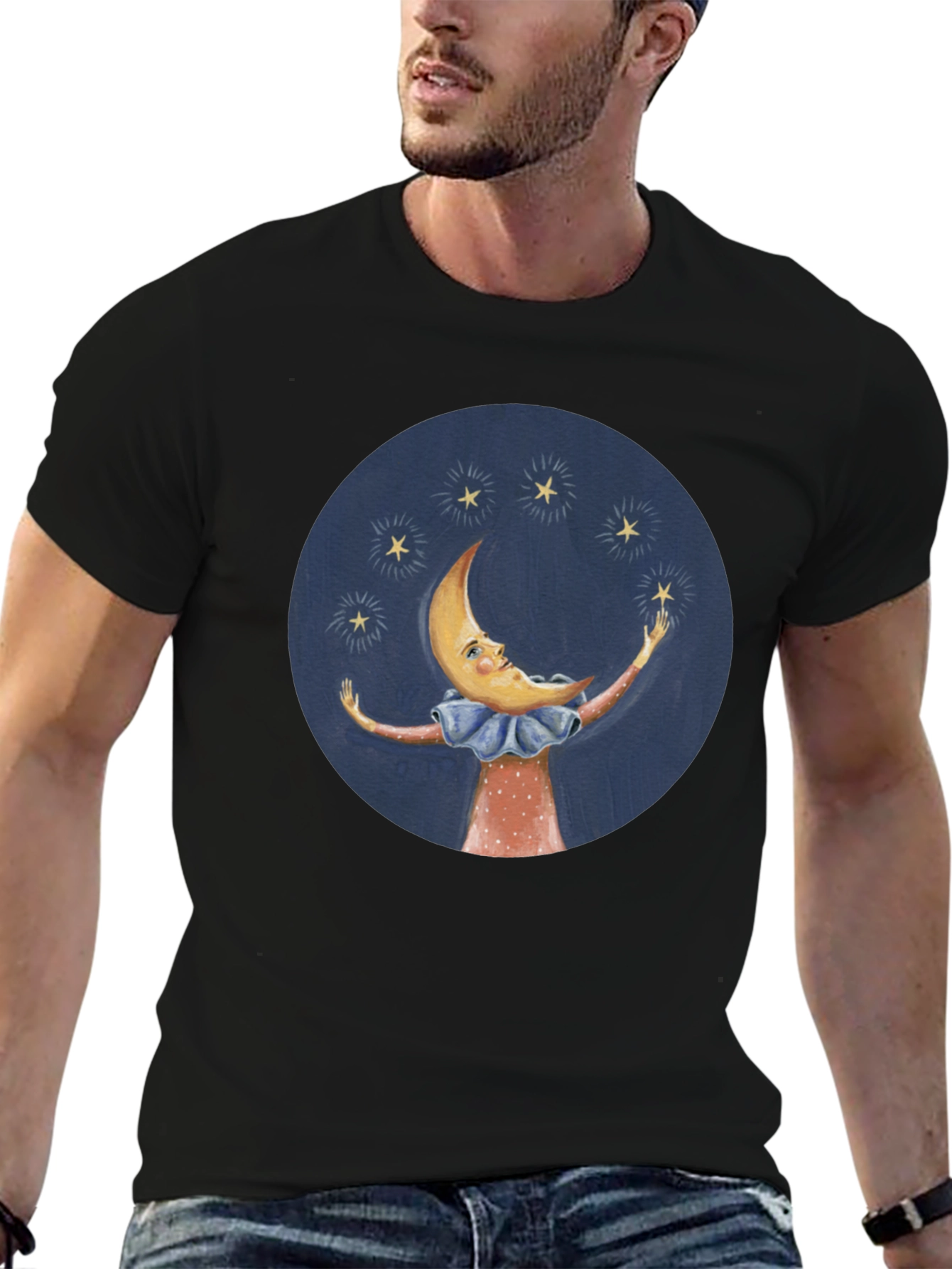 Moon and Stars Graphic Tee