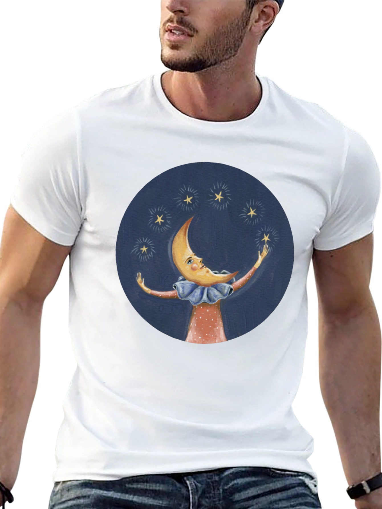 Moon and Stars Graphic Tee