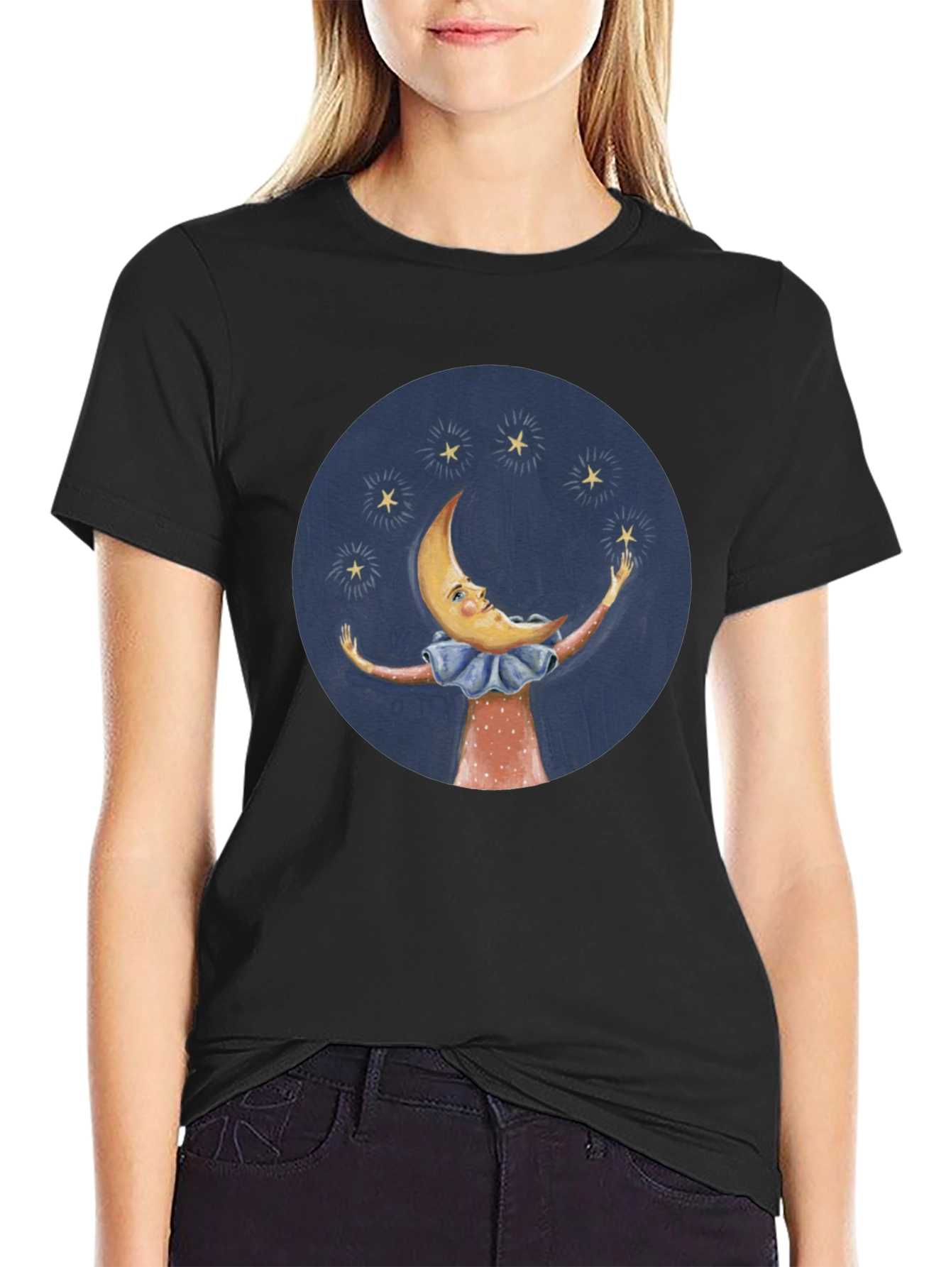 Moon and Stars Graphic Tee