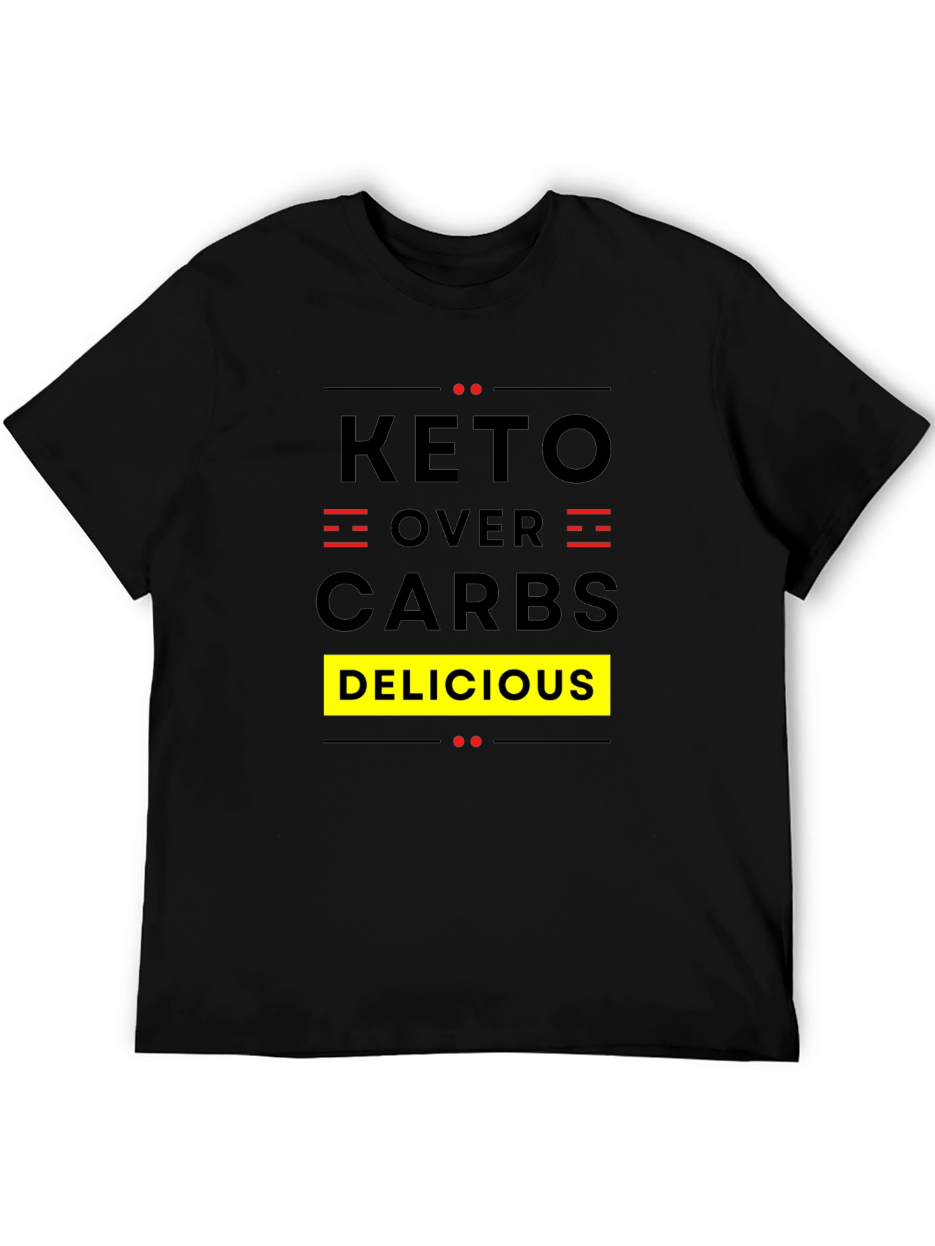 Keto Over Carbs Graphic Tee - Delicious Lifestyle Shirt