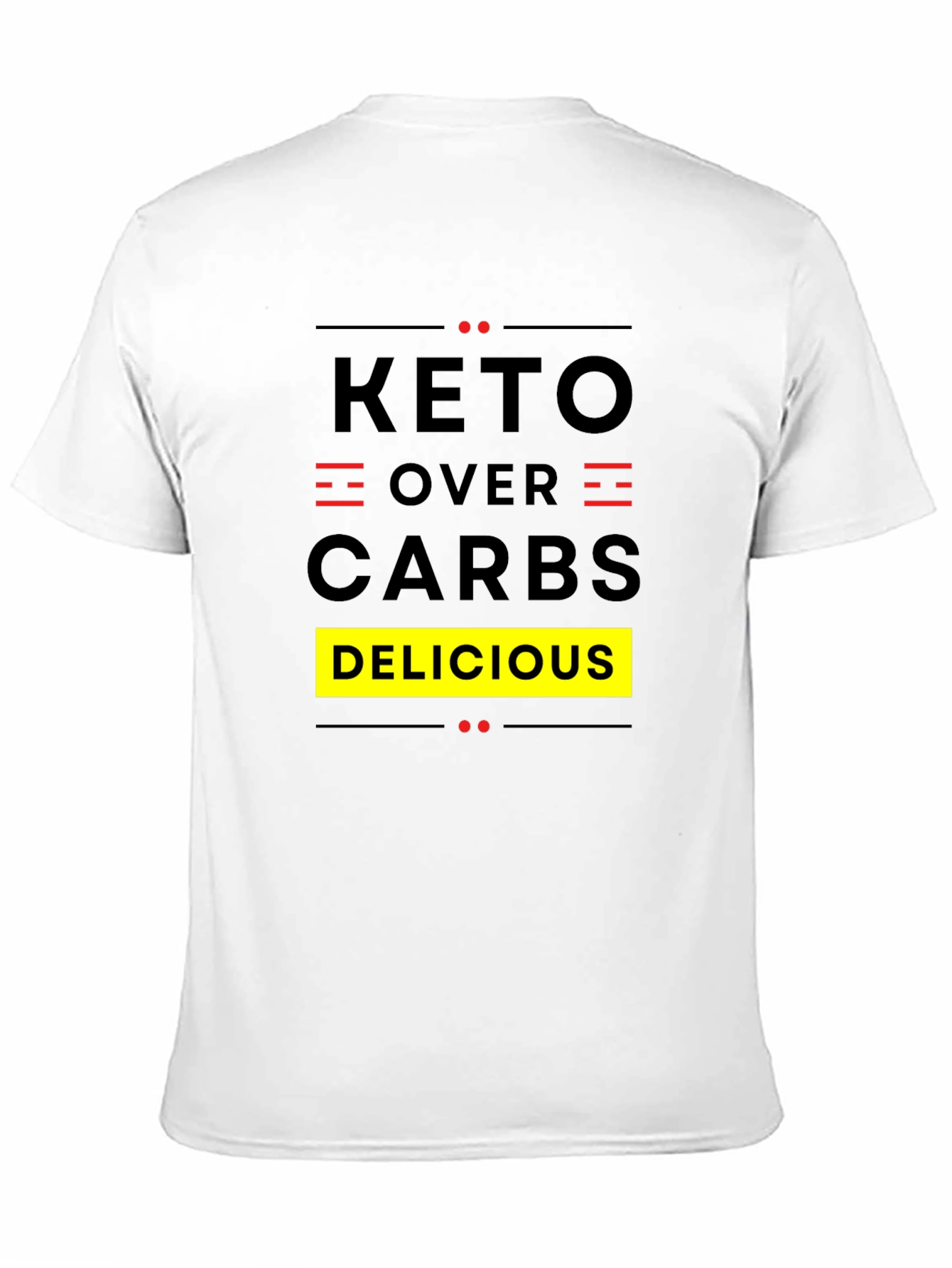 Keto Over Carbs Graphic Tee - Delicious Lifestyle Shirt