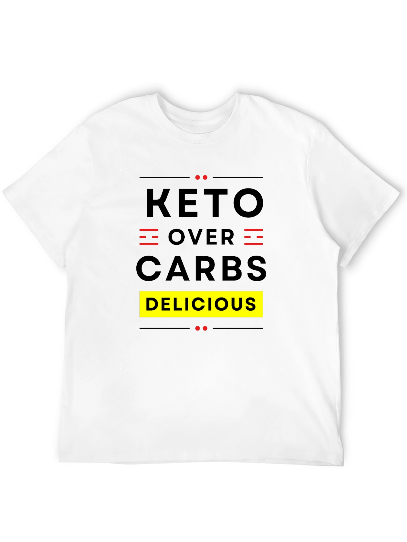 Keto Over Carbs Graphic Tee - Delicious Lifestyle Shirt