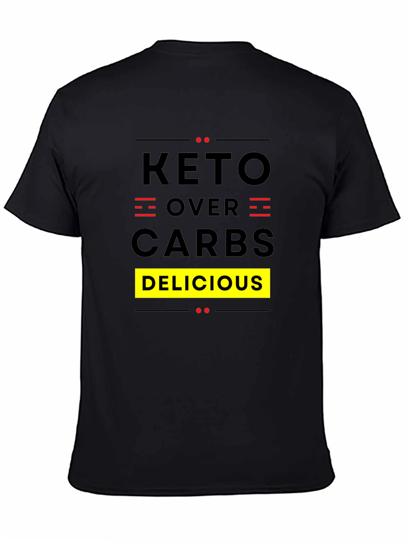 Keto Over Carbs Graphic Tee - Delicious Lifestyle Shirt